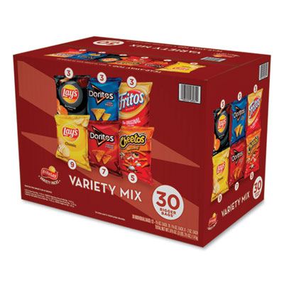 Frito-Lay Classic Variety Mix, Assorted, 30 Bags/Box (49925) |  Officecrave.com