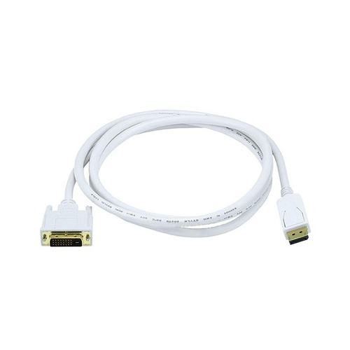 Monoprice 6ft Displayport To Dvi Cable - White (6015