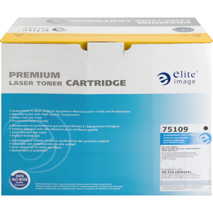 Remanufactured HP Q5942A MICR, 42A MICR MICR Toner Cartridge, 10000-page, Use In LaserJet 4240 4240n 4250 4250dtn 4250dtnsl 4250n 4250tn 4350 4350dtn - Foto 2