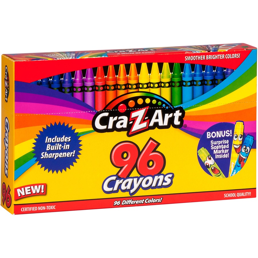 【美品】CRAYON POP サイン入りバッグ・ステッカーセット 2013年 Cra-Z-Art Classic Crayons Multicolor Bulk Pack, 64 Count