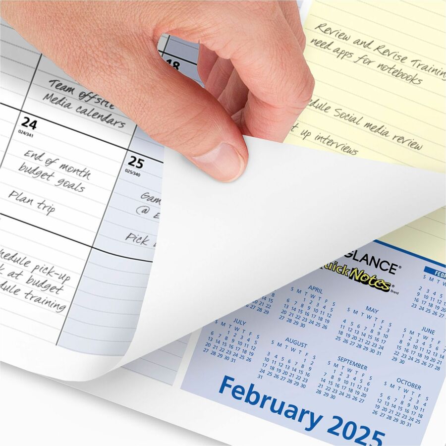 AT-A-GLANCE Monthly Desk Pad Calendar, 19" X 13"Inch. (Black)Jan. 2020 To Dec 2021: Buy Online - View #10