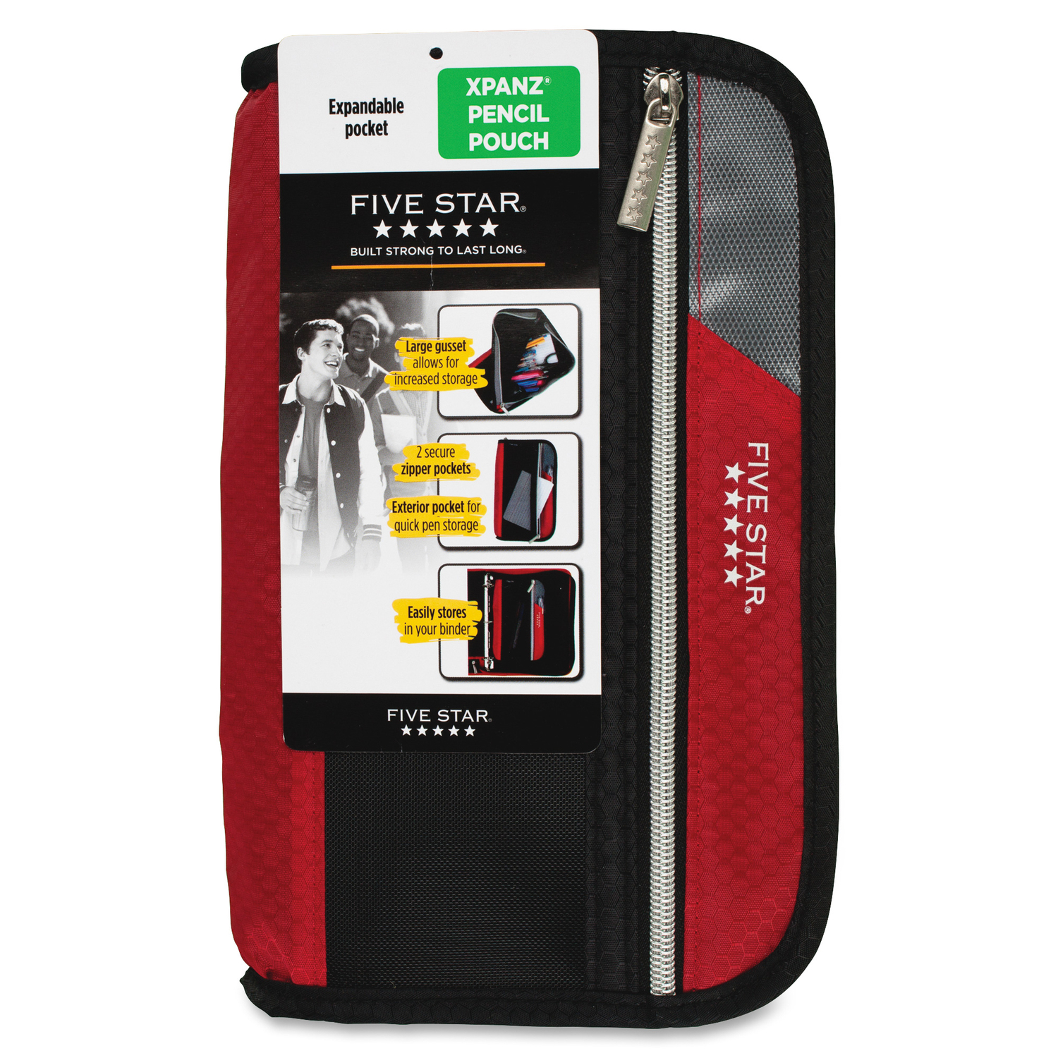 Five Star Xpanz Carrying Case (Pouch) Pencil, Pen, Supplies