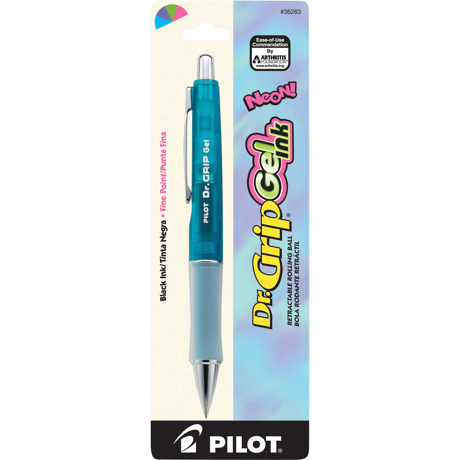 Pilot Grip Retractable Gel Rollerball Pens (36263