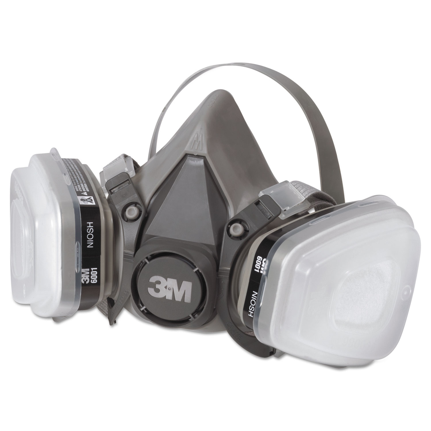 17-in-1 Half Face Gas Mask & Respirator Kit With Safety Goggles – For Spray Painting, Dust
