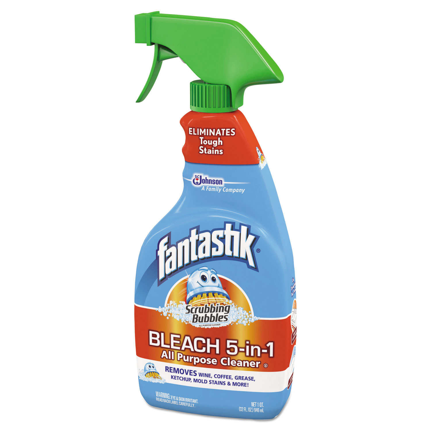 Fantastik 652514 Scrubbing Bubbles Bleach 5-in-1 All Purpose