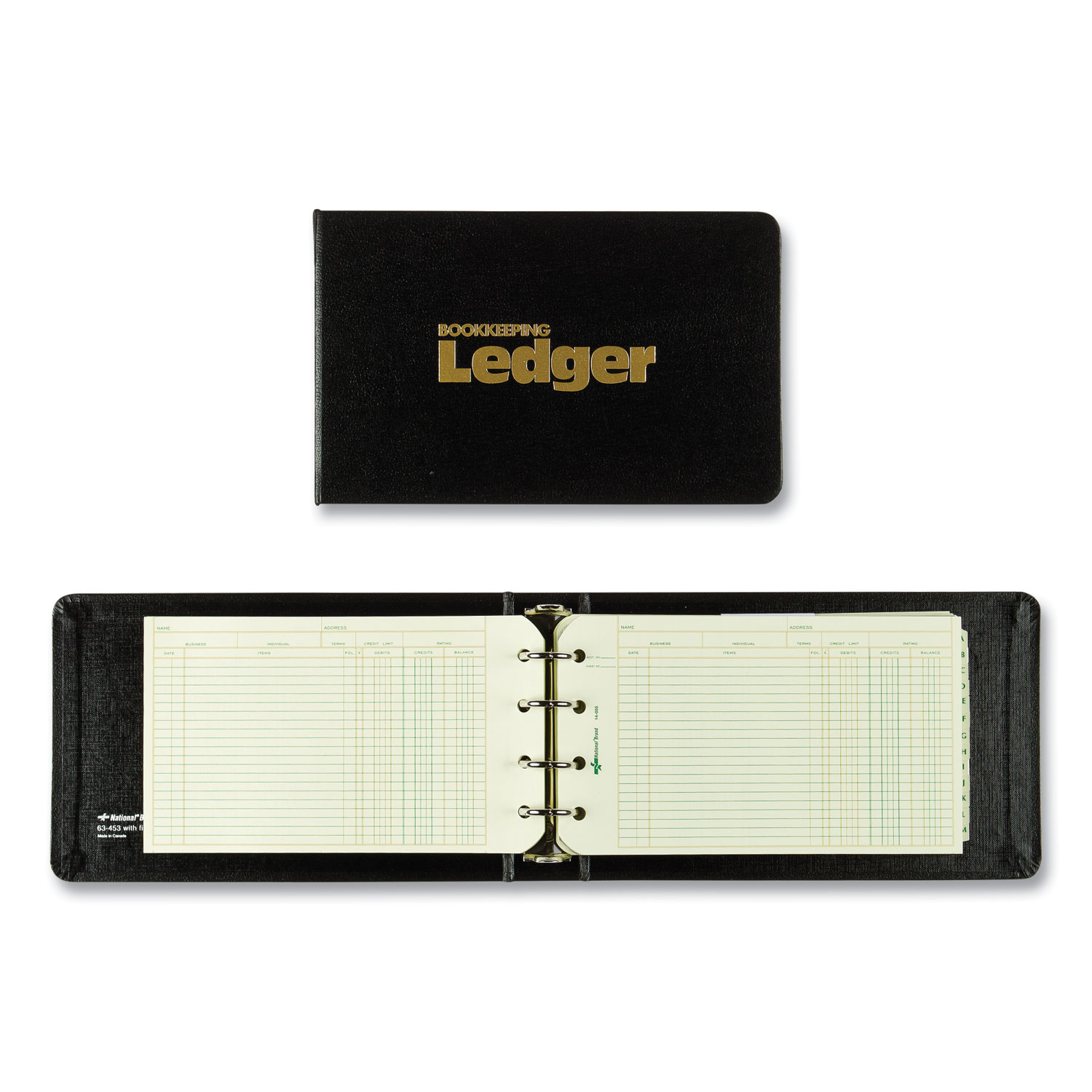 超ポイントアップ祭 Four-Ring Paper National Ledger Index A-Z with Kit Binder タイヤ・ホイール