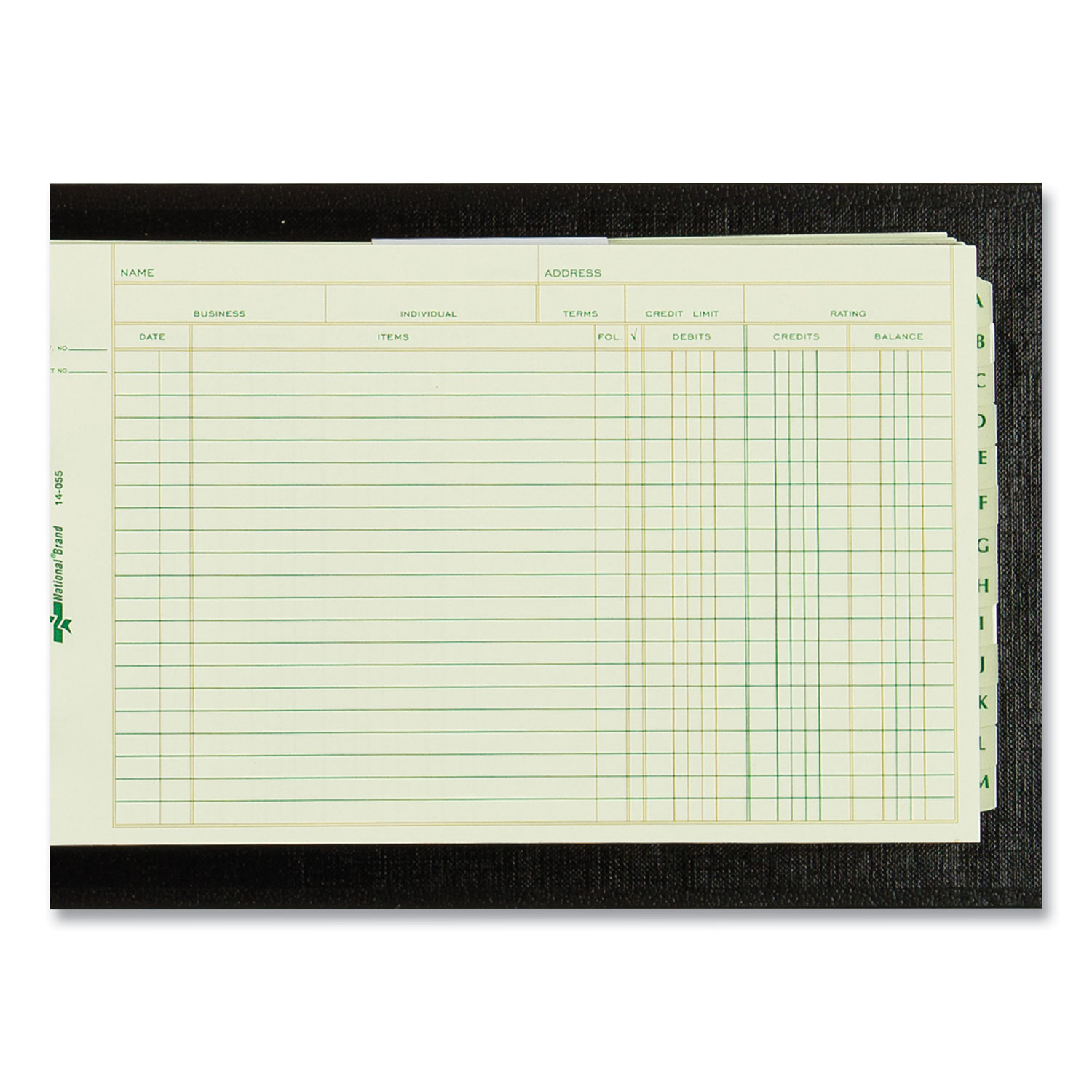 ②発送用ページ Amazon.com : Adams Record Ledger, 12-1/8 x 7-5/8 Inches