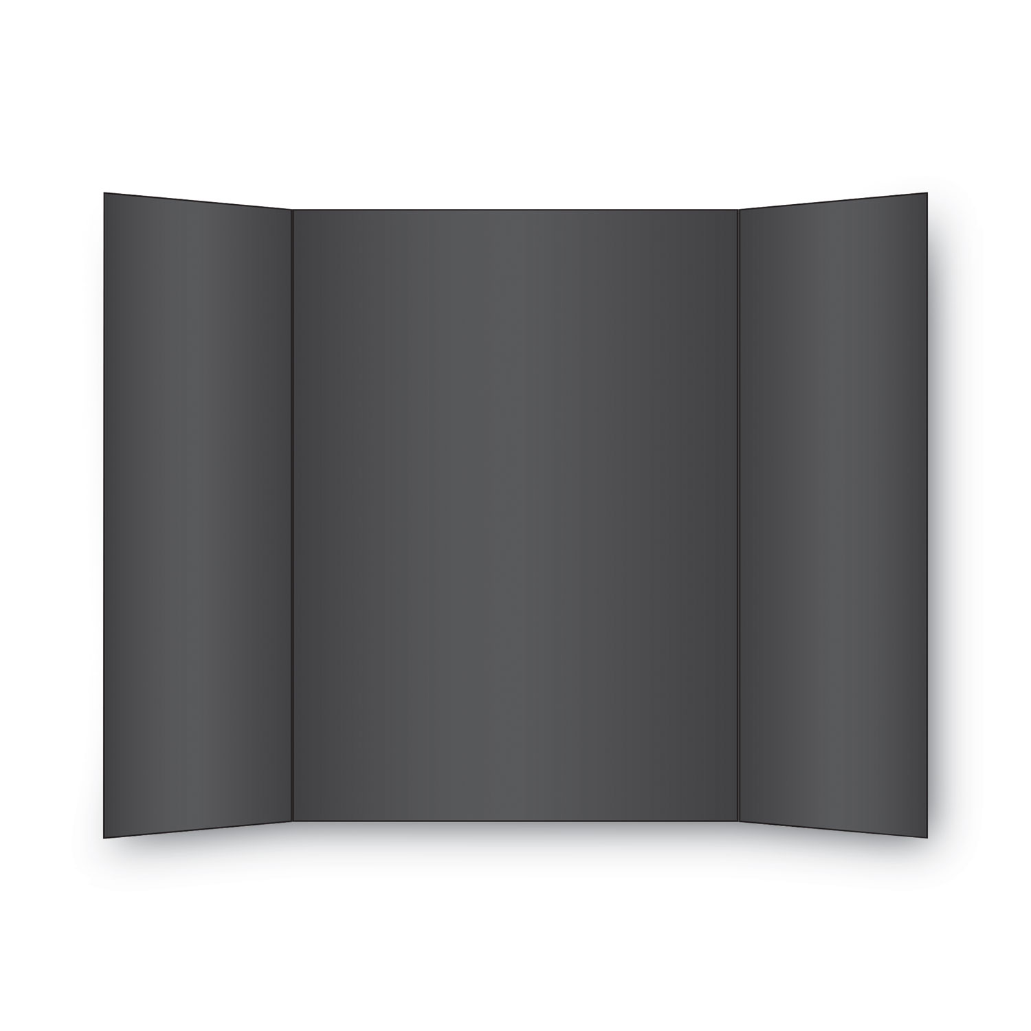 Eco Brites Too Cool Tri-Fold Poster Board, 36 x 48, Black