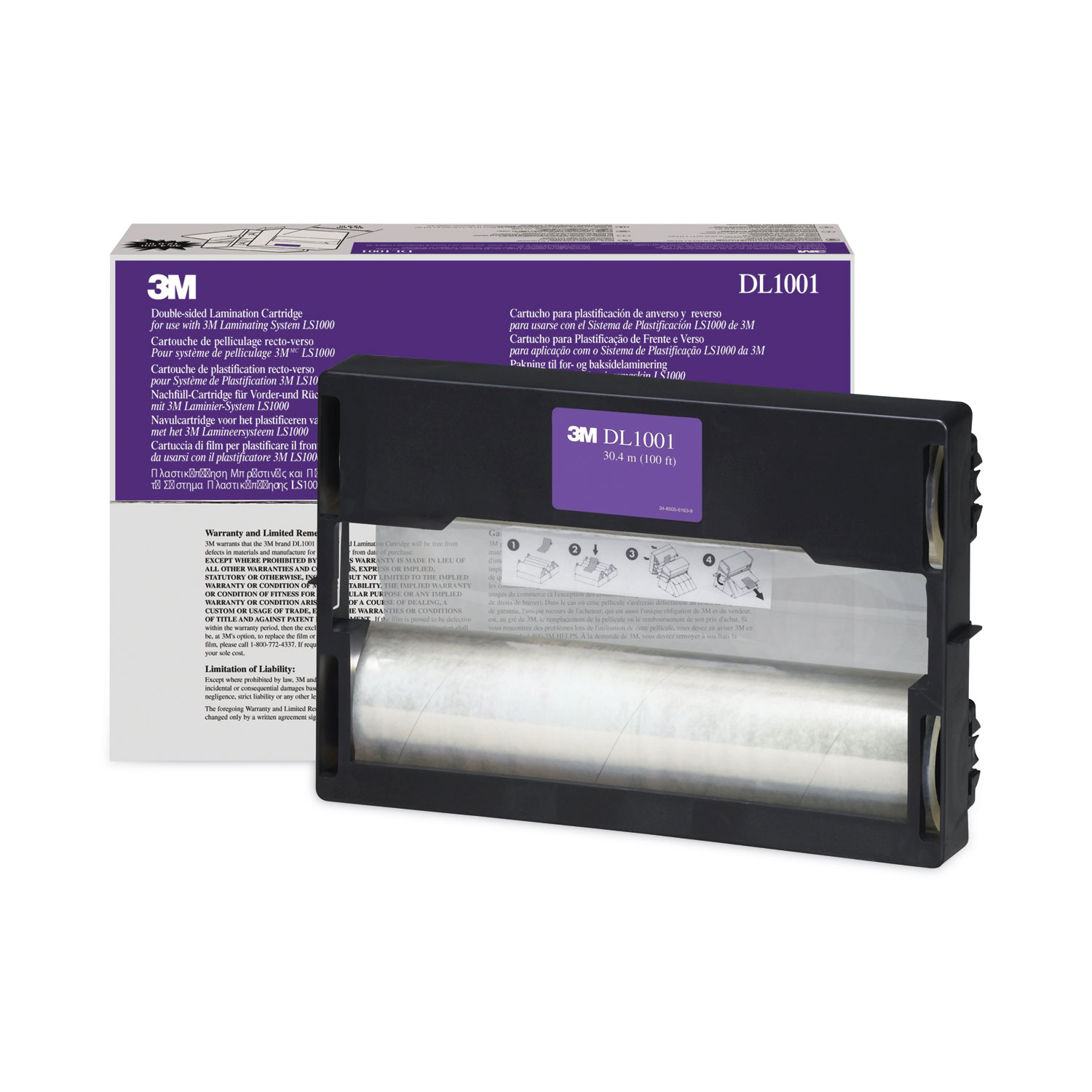 3M Refill for LS1000 Laminating Machines, 5.6 mil, 12