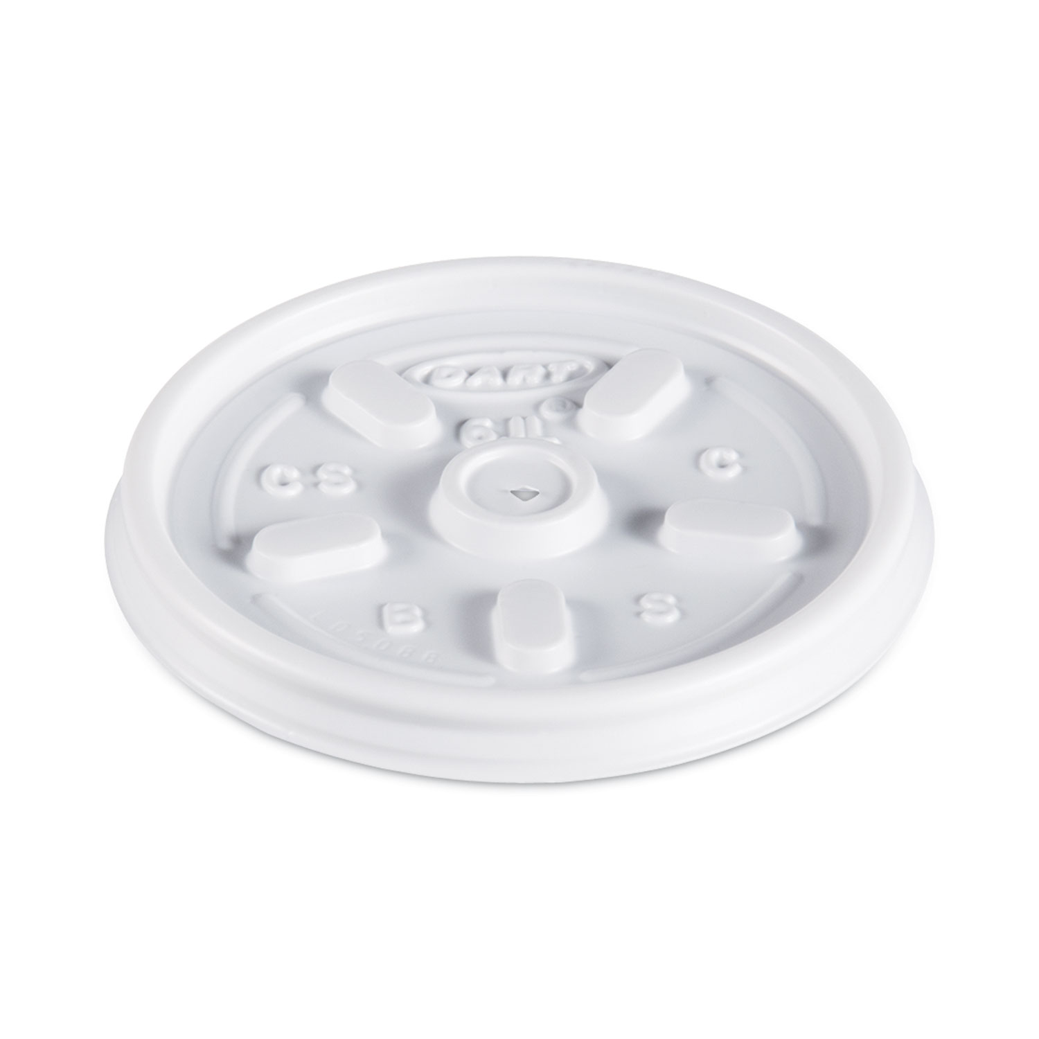 Dart Plastic Lids for Foam Containers, Vented, Fits 3.5-6 oz