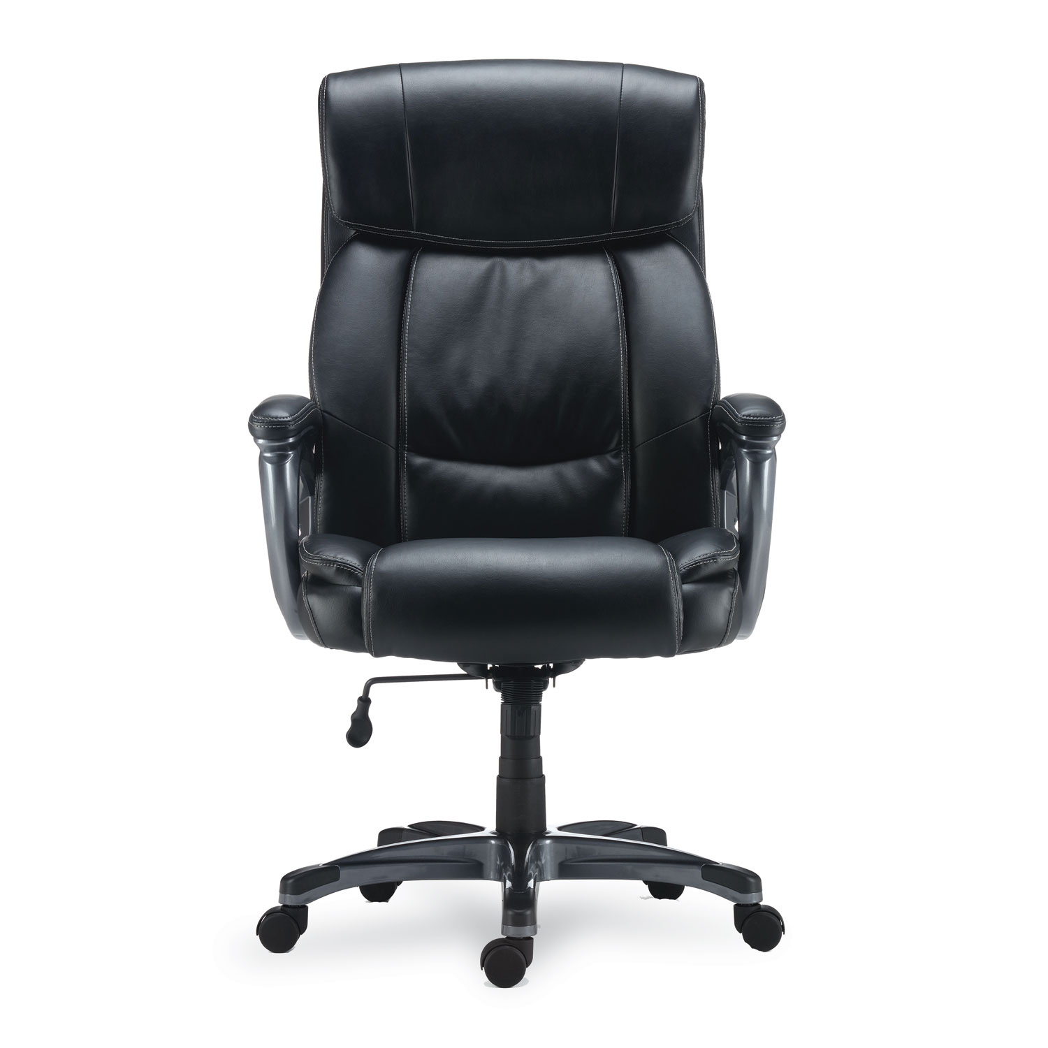 Alera Egino Big and Tall Chair, Supports Up to 400 lb, Black Seat