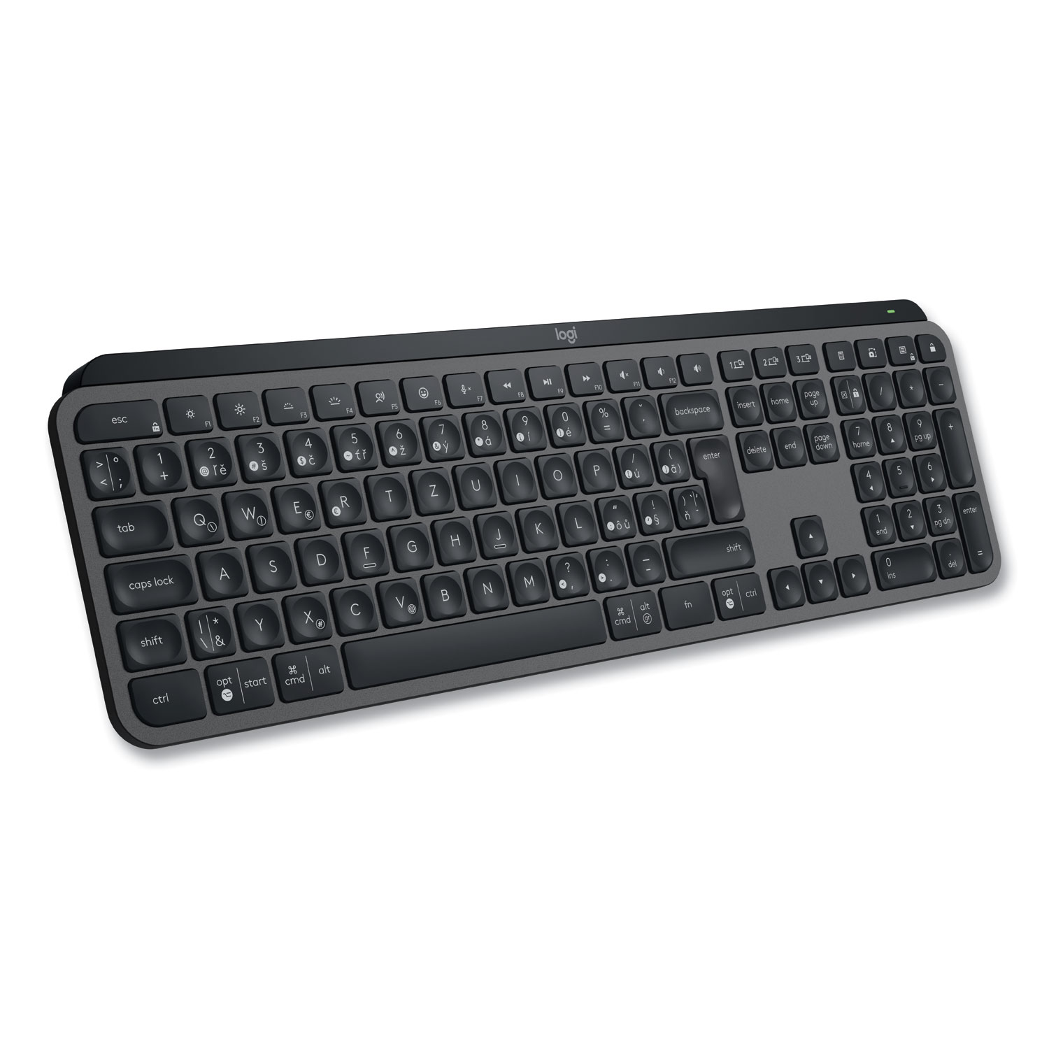 Logitech MX Keys S Keyboard, 108 Keys, Black (920011406