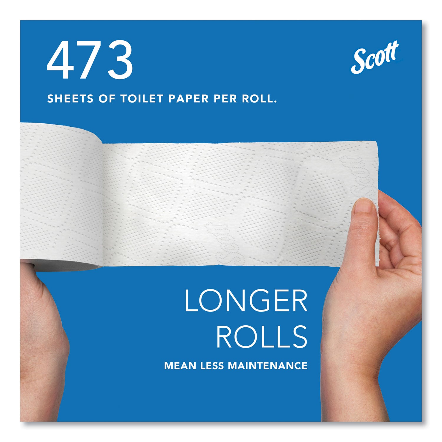 Scott 13217 Pro Standard Toilet Paper, 2-Ply, White, 473 Sheets