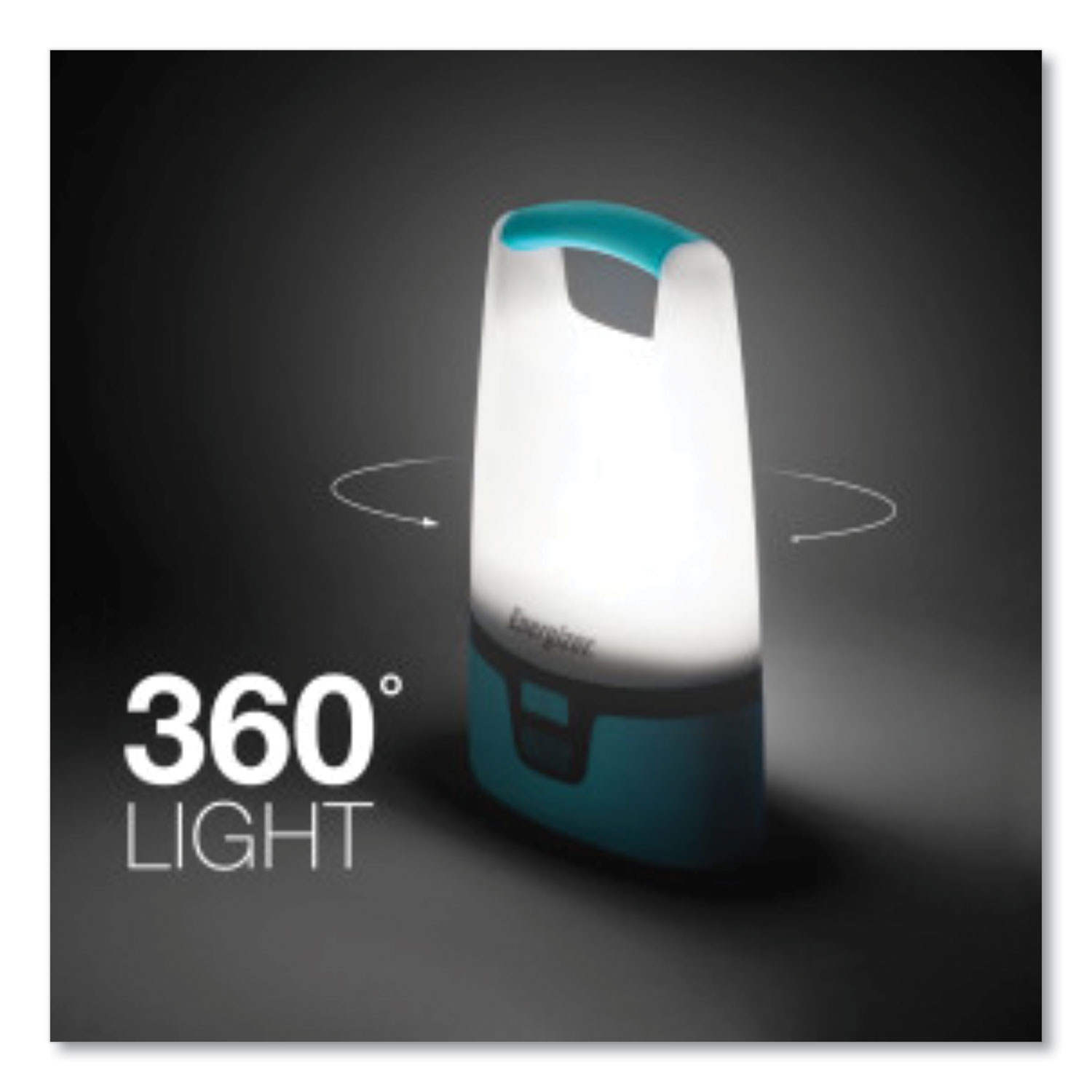 Vision Hybrid Lantern , 4 AA (Sold Separately), 1 Rechargeable Lithium Ion (Sold Separately), Teal/White, image size:1500x1500