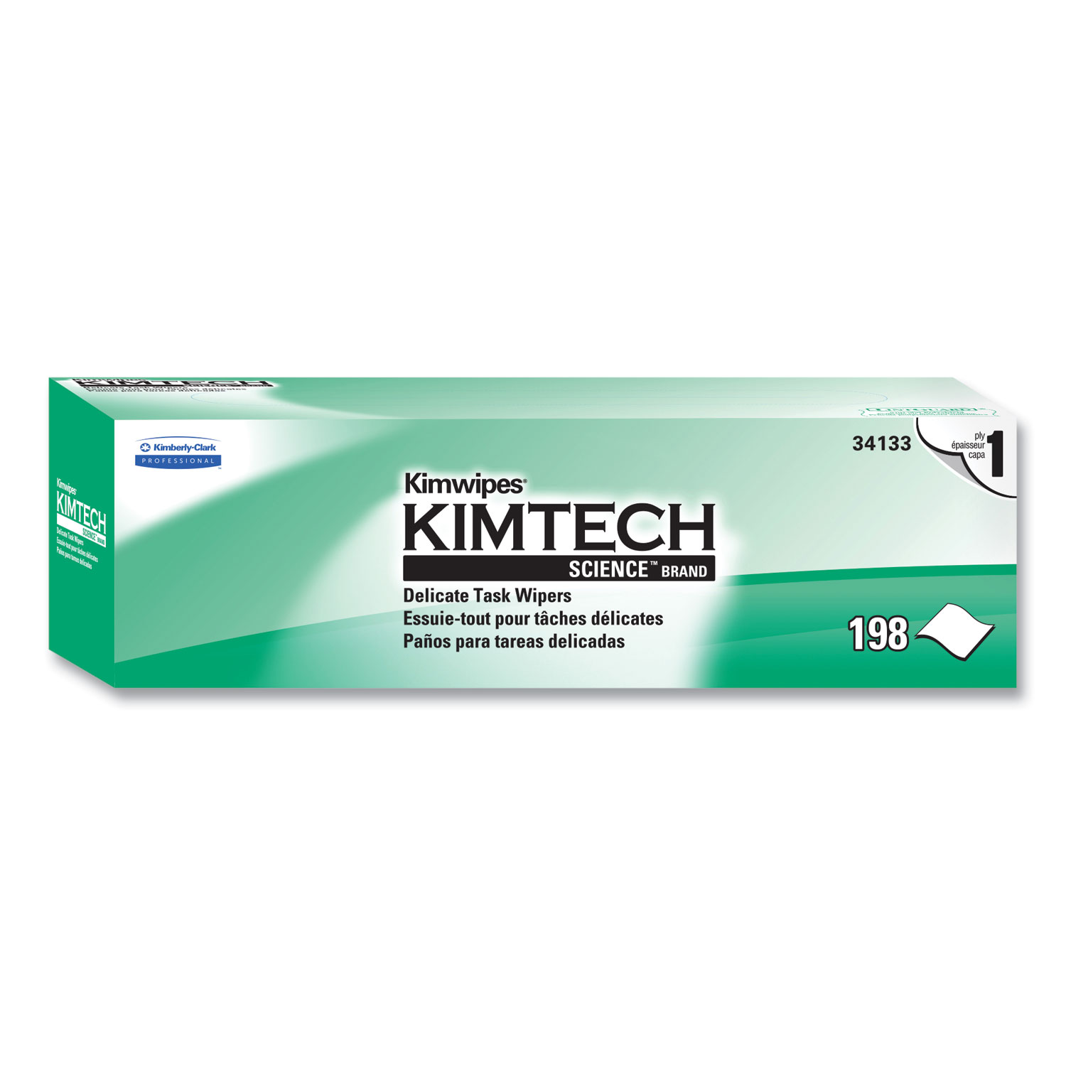 Kimtech Kimwipes Delicate Task Wipers, 1-Ply, 11.8 x 11.8