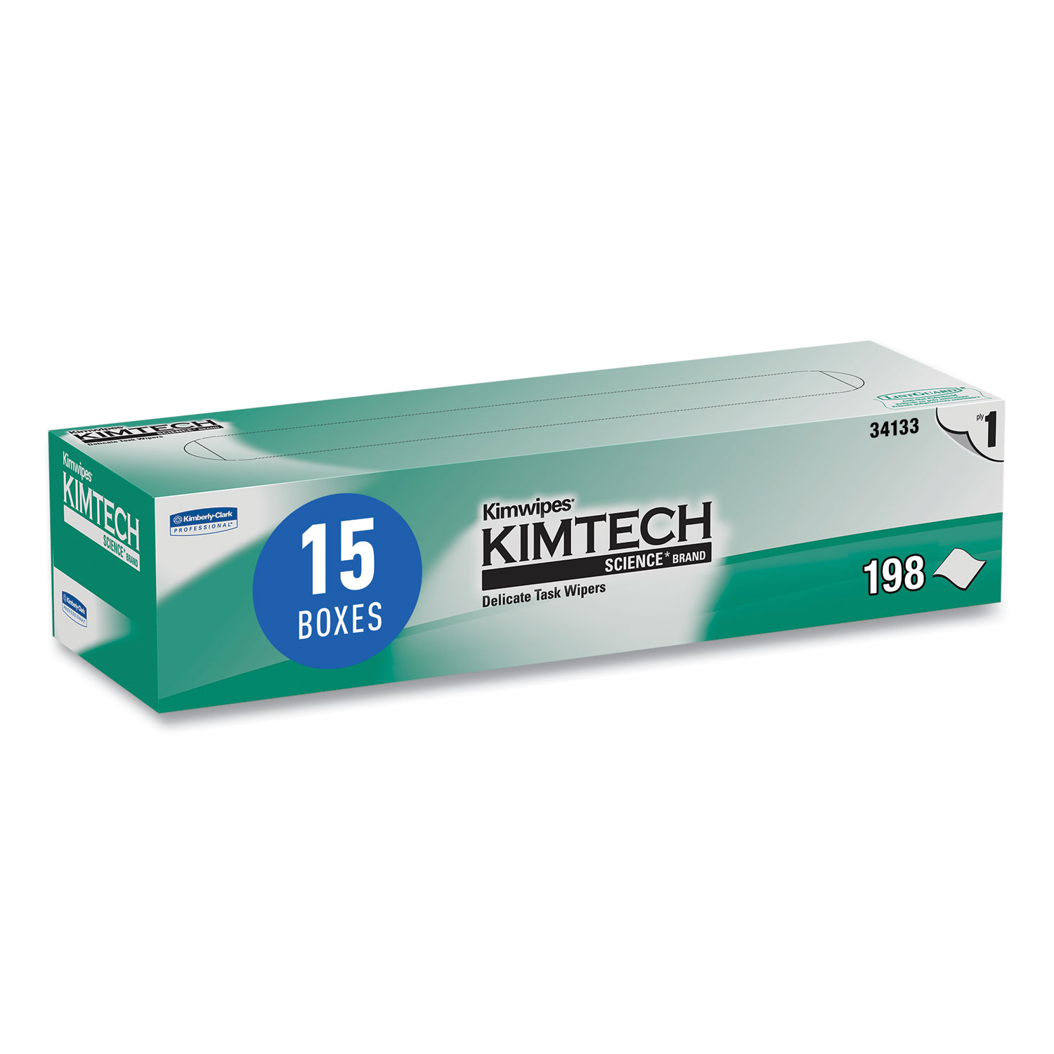 Kimtech Kimwipes Delicate Task Wipers, 1-Ply, 11.8 x 11.8