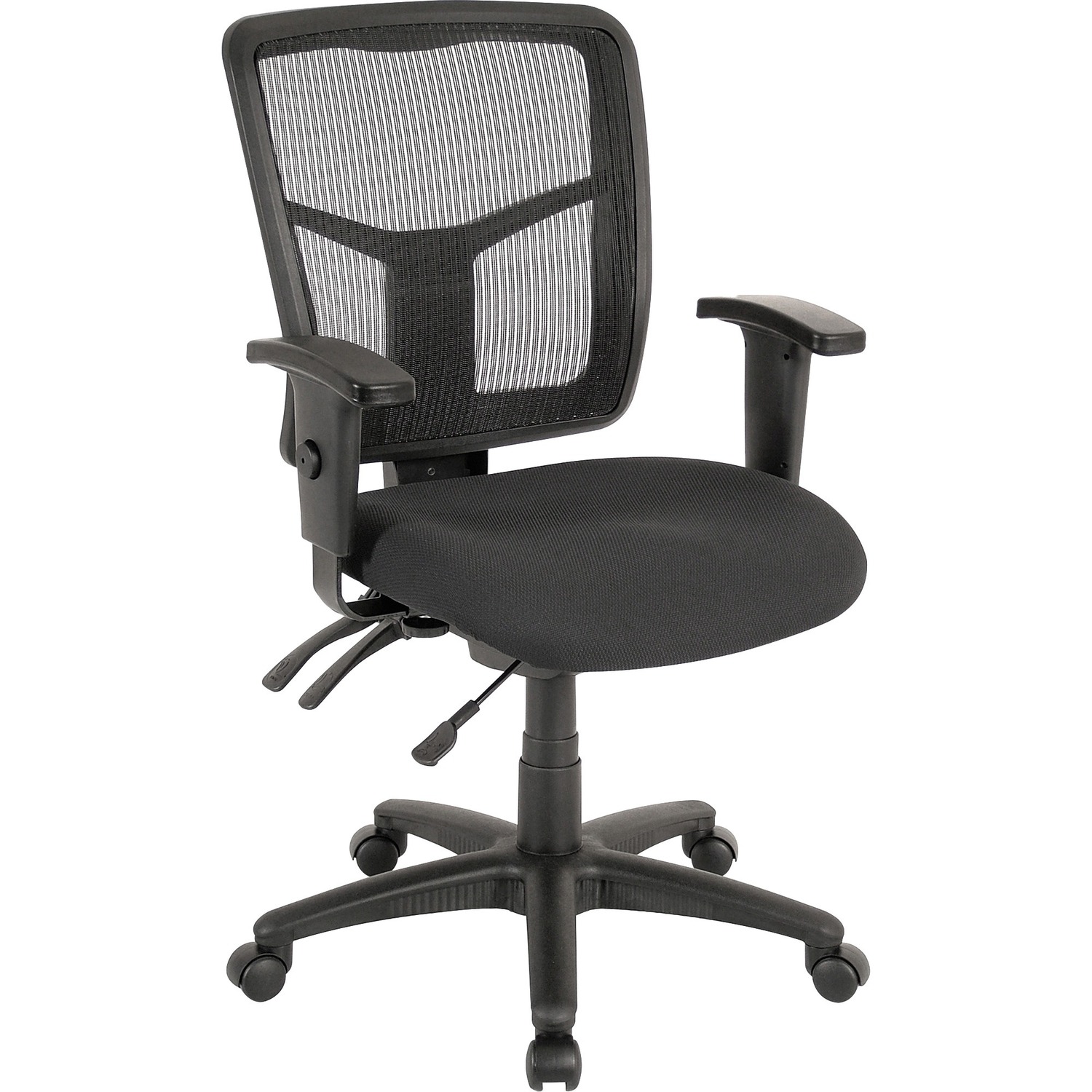 Lorell ErgoMesh Series Managerial Mid-Back Chair (LLR86201