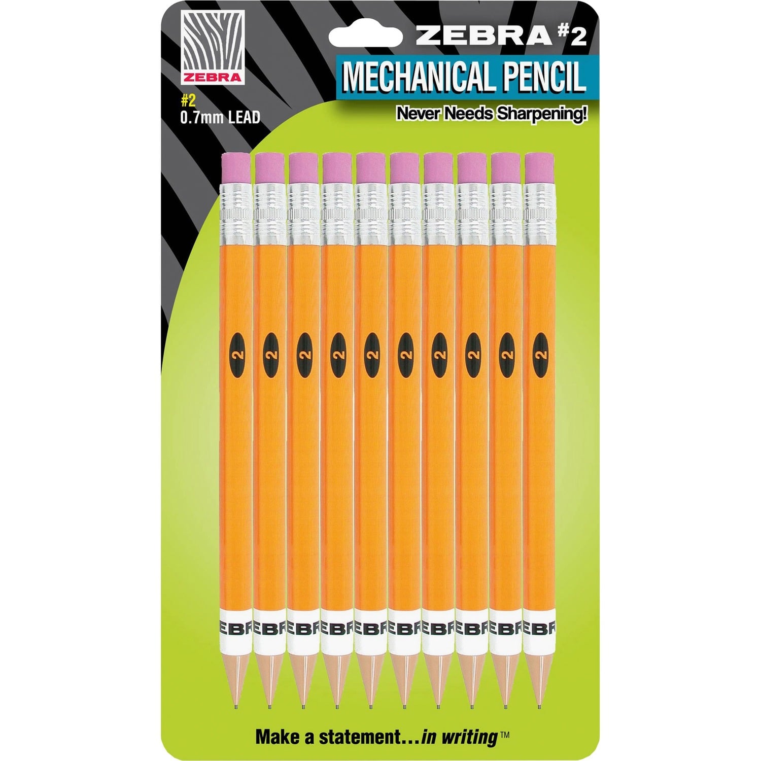 Zebra Pen Push Eraser No. 2 Mechanical Pencils (51351