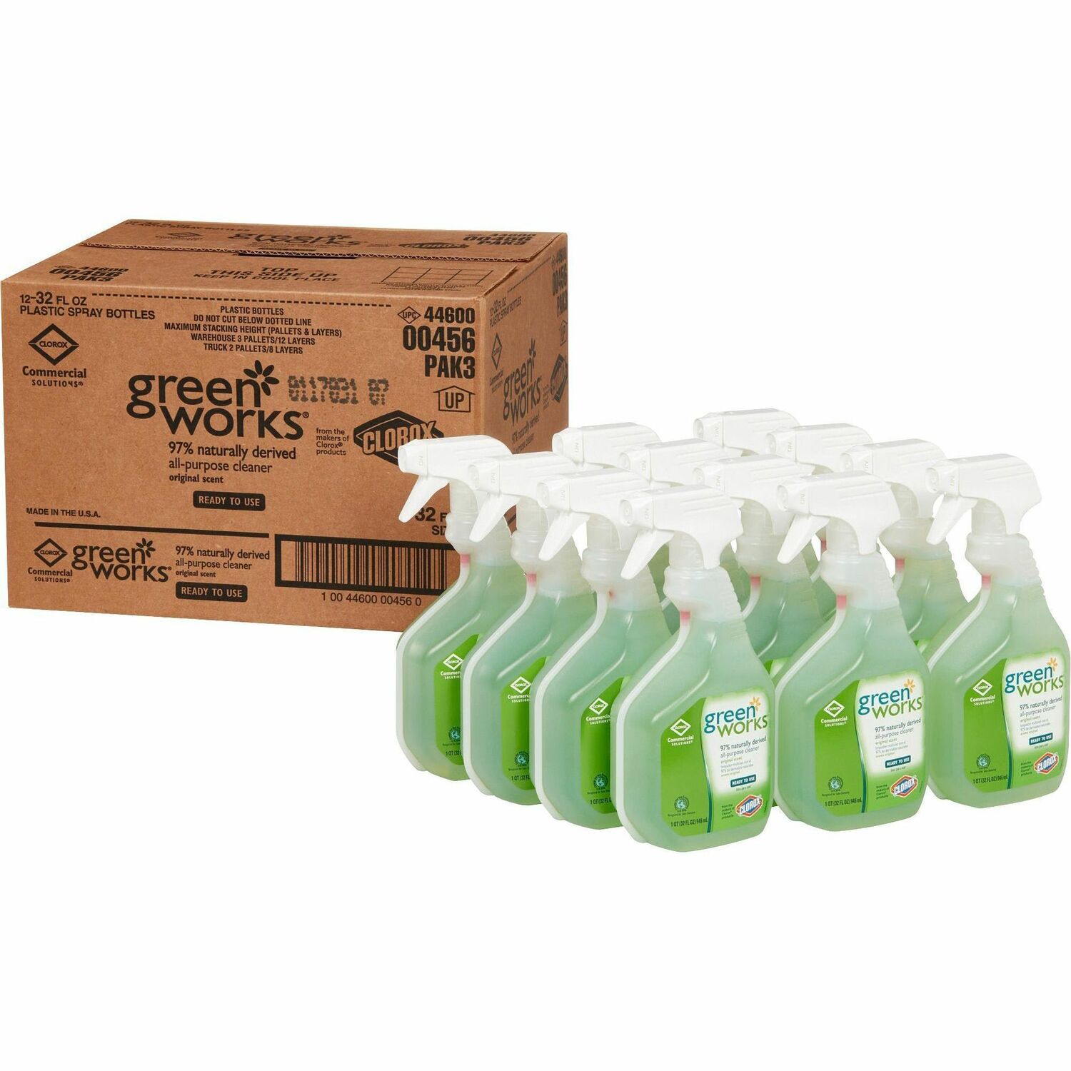 Green Works AllPurpose and MultiSurface Cleaner, Original, 32oz Spray