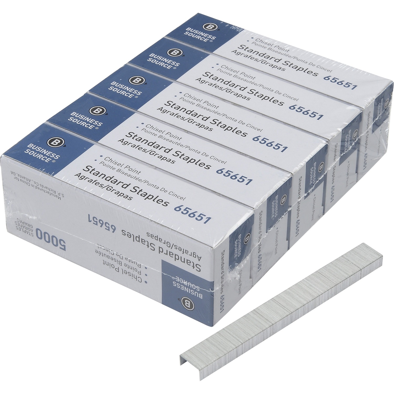 Business Source Chisel Point Standard Staples (BSN65651
