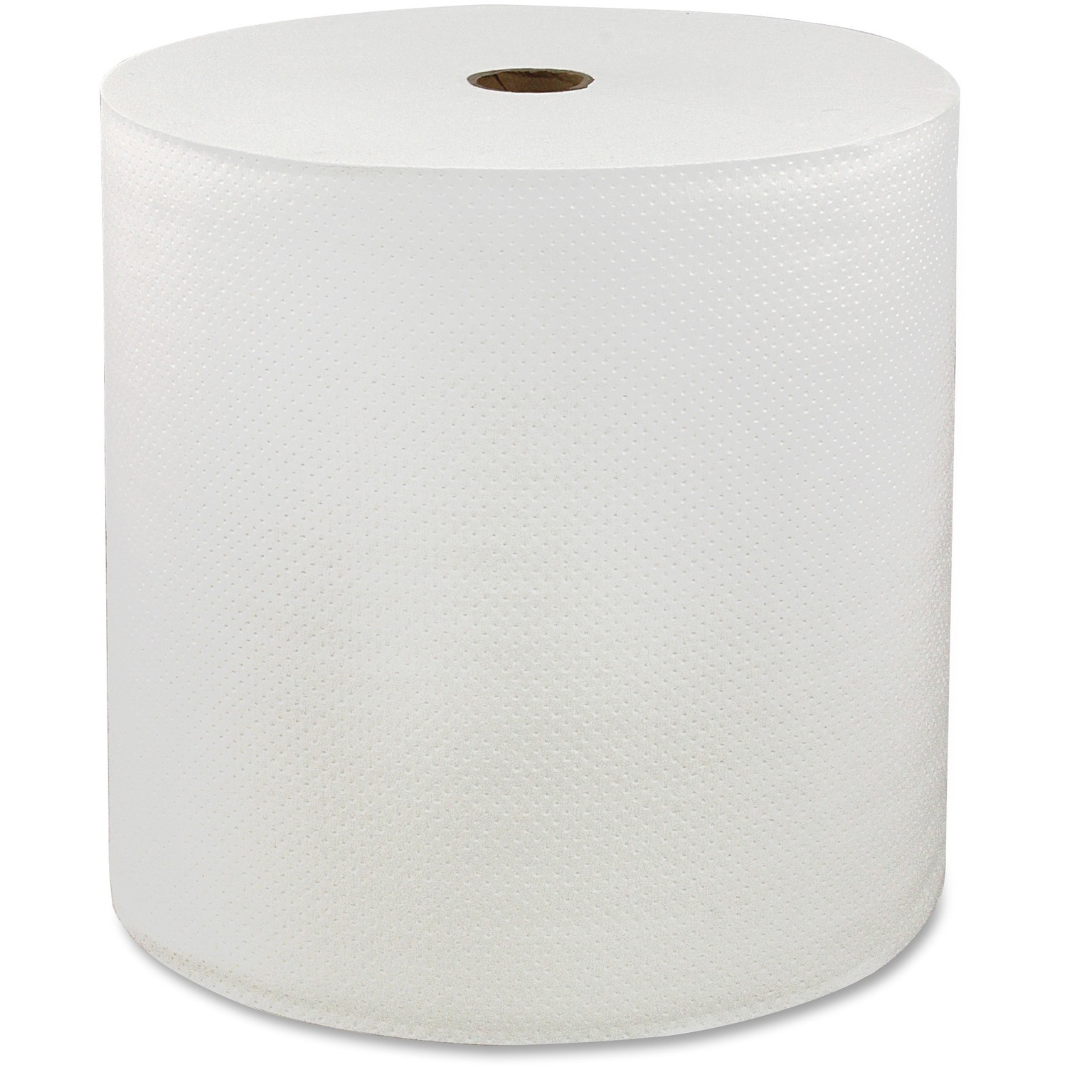 LoCor® 46898 Hardwound Paper Towels, White 1-Ply, 850-ft. Roll, 6