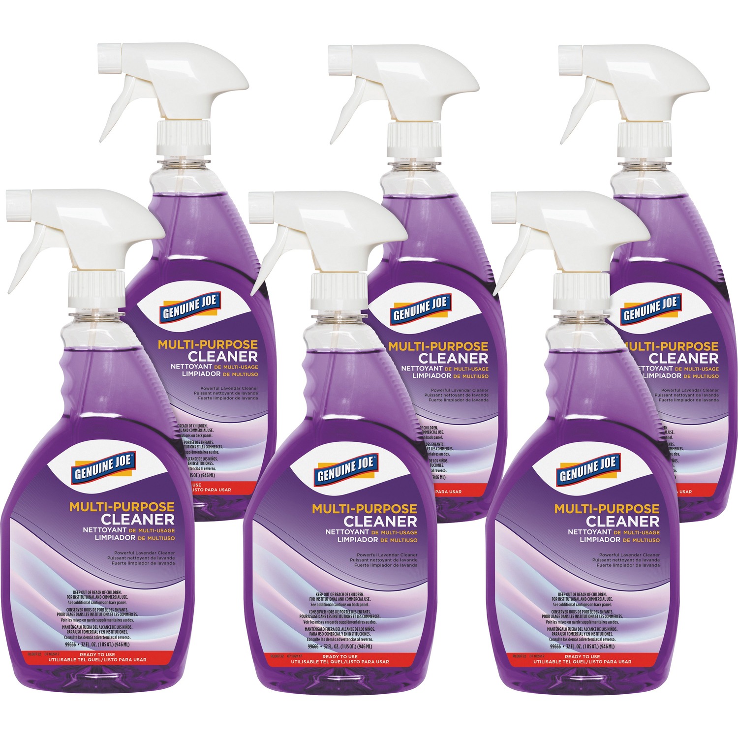 Genuine Joe Lavender Multi-purpose Cleaner Spray (99666CT 