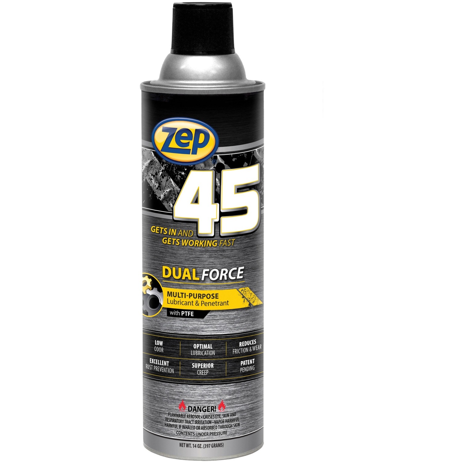 Zep 374301 45 Dual-Force Penetrating Lubricant, 14 oz. Can