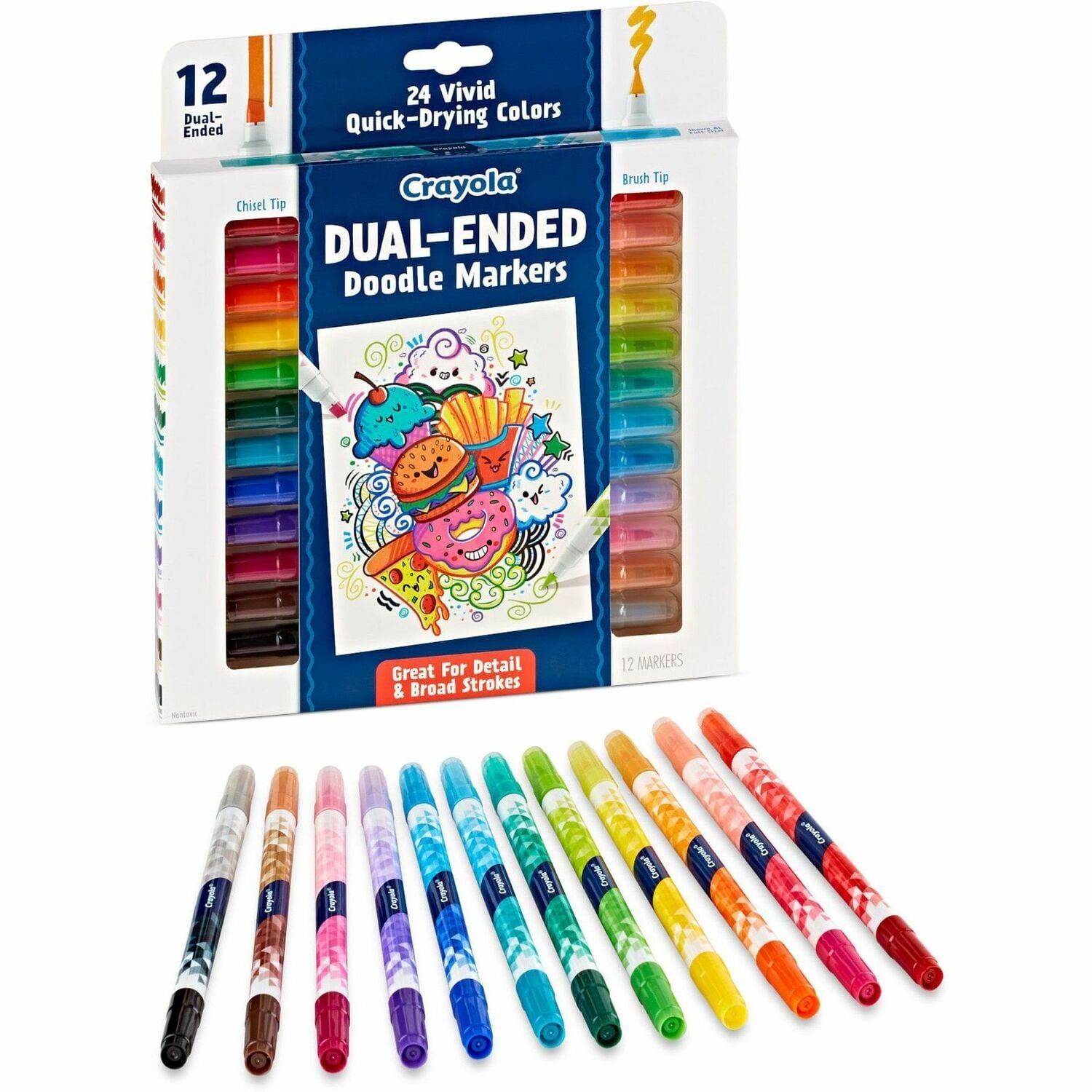 Crayola Dual-Ended Markers (588314) | OfficeCrave.com