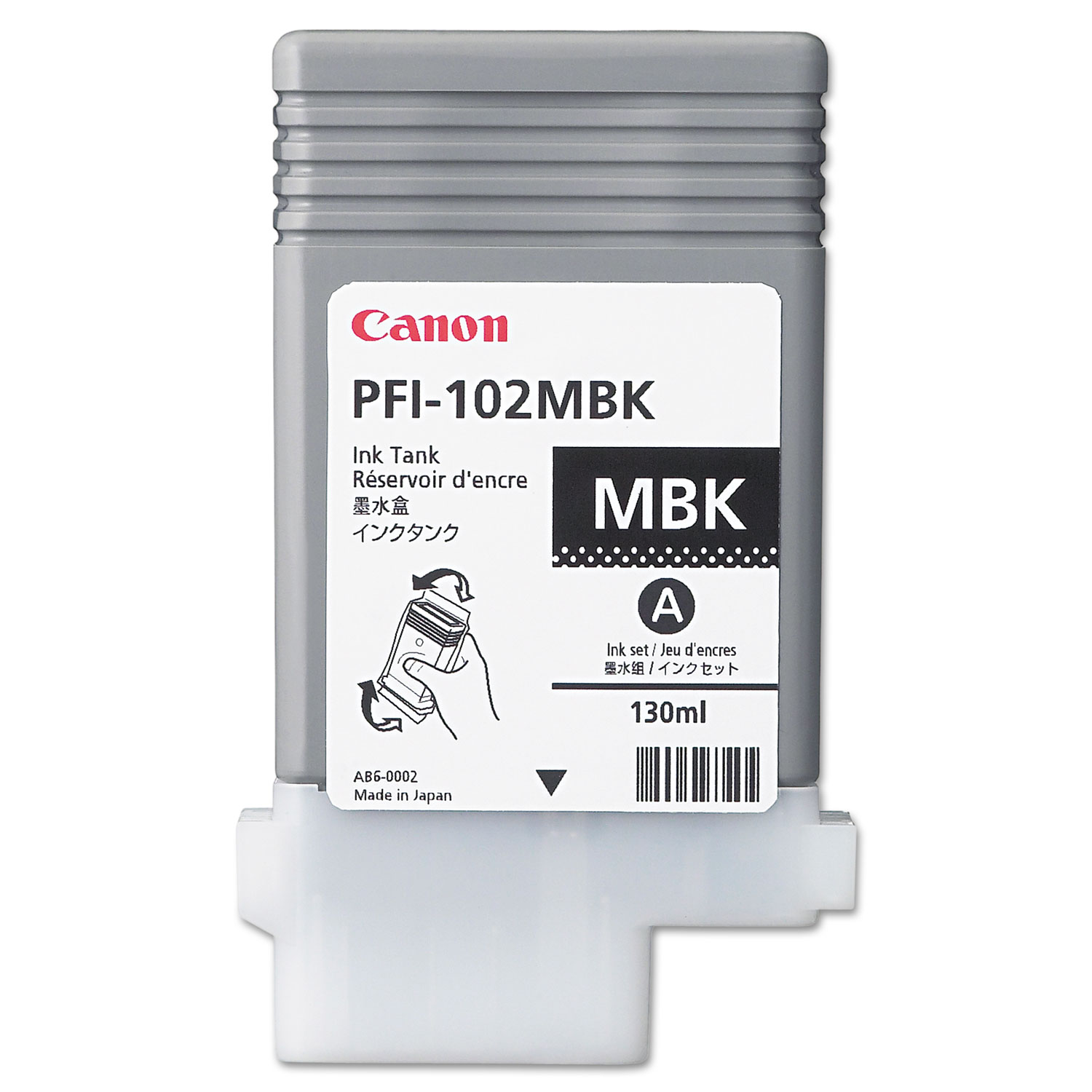 Canon 0894B001AA (PFI-102) Ink, Matte Black | OfficeCrave.com