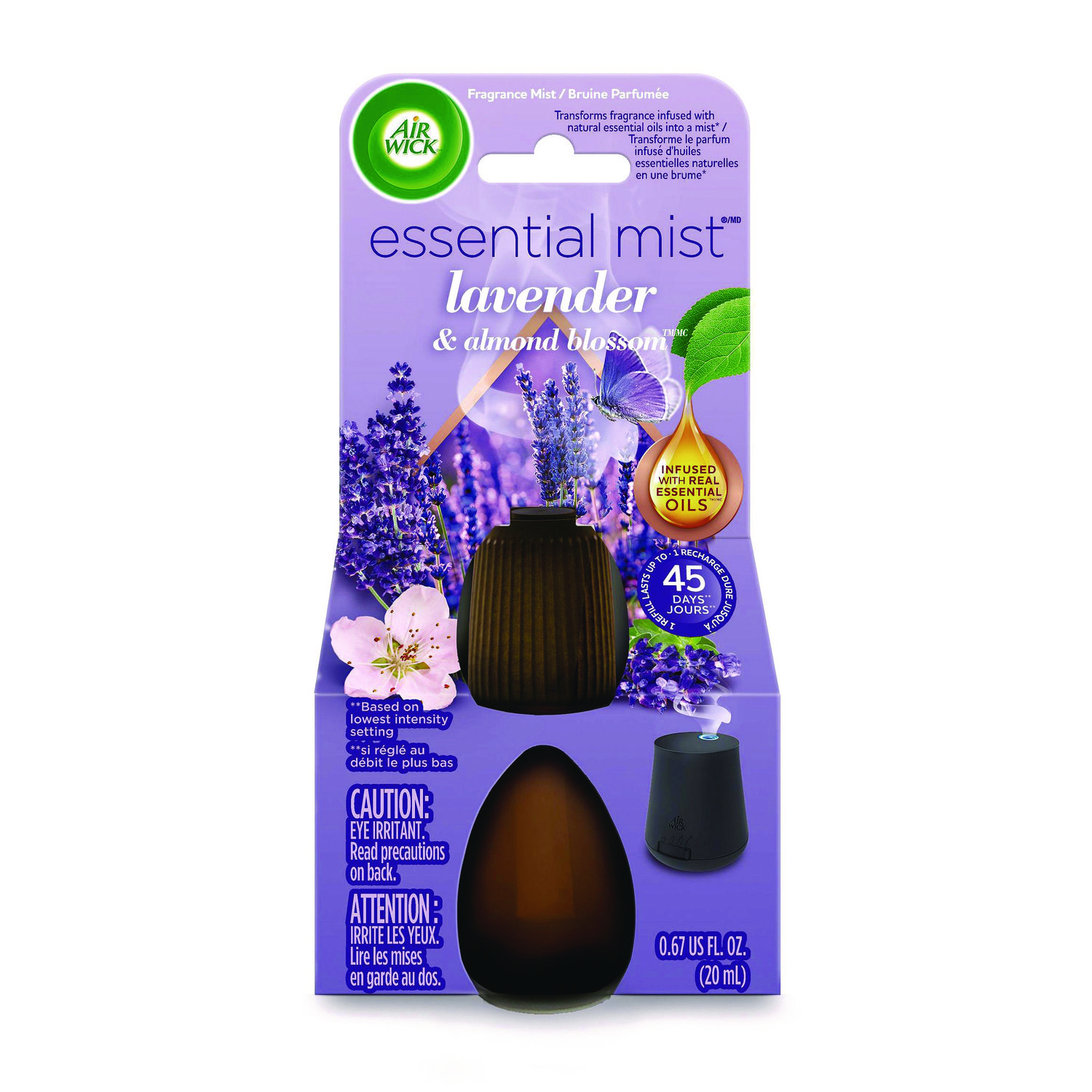 Air Wick Essential Mist Triple Refill Pack – Lavender Scent – Fall Multi-Fragrance, 3 Refills