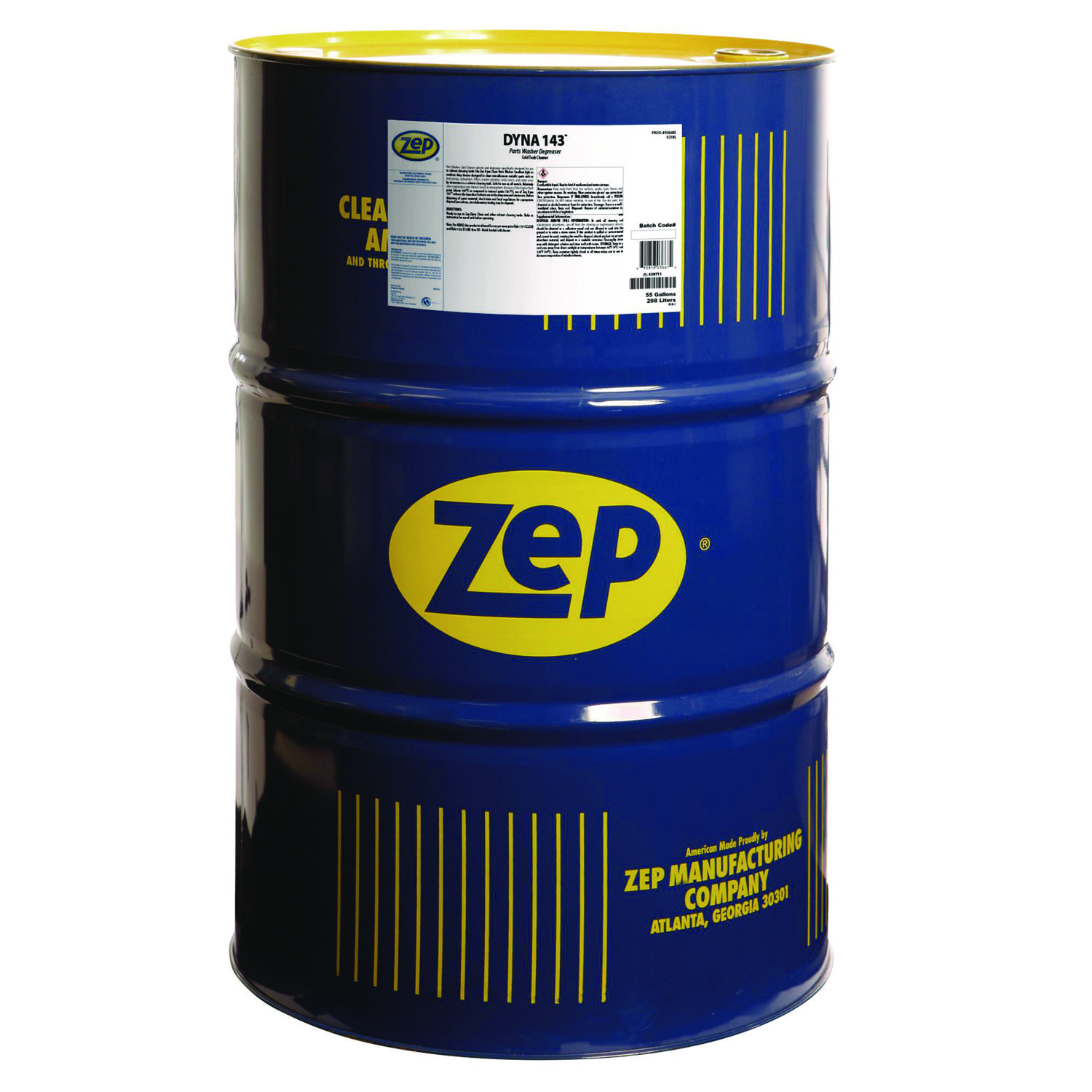 Zep DYNA 143 Parts Washer Degreaser, 55 gal Drum (36685