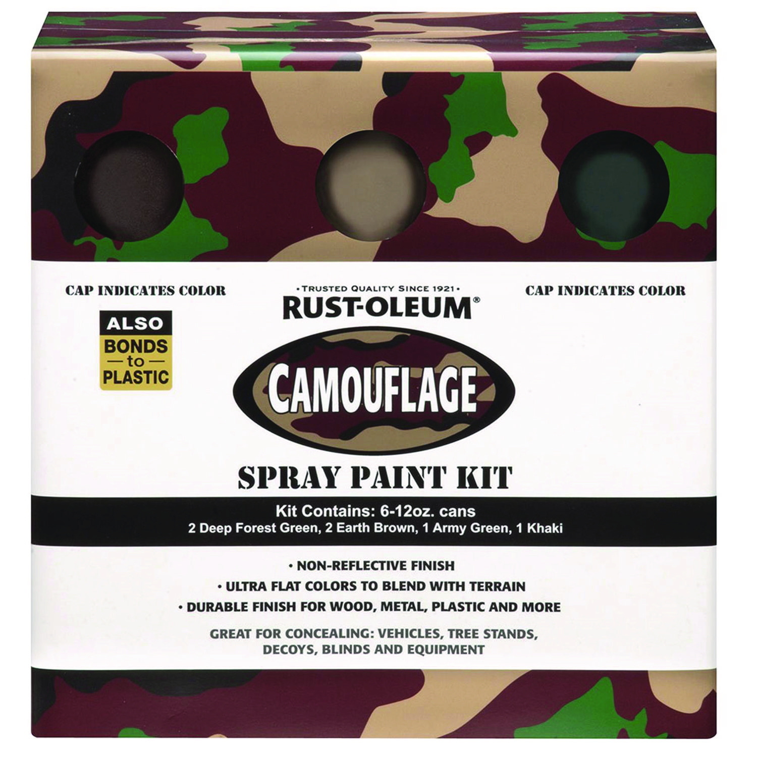 【新品未使用】one or eight 5T9t Rust-Oleum 269038 Specialty Camouflage Spray Pack, 12-Ounce