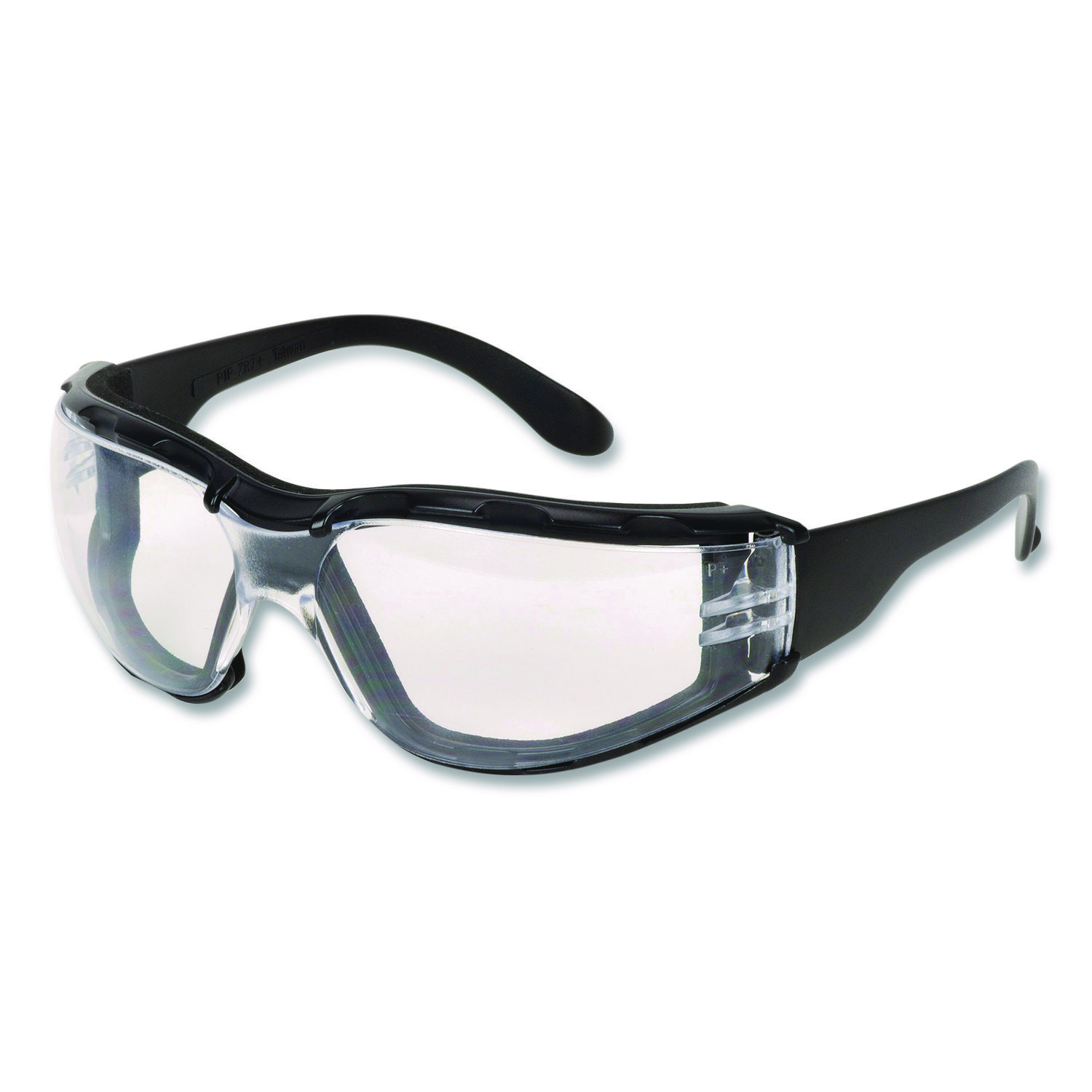 Bouton Zenon Z12 Polycarbonate Safety Glasses, Black Nylon