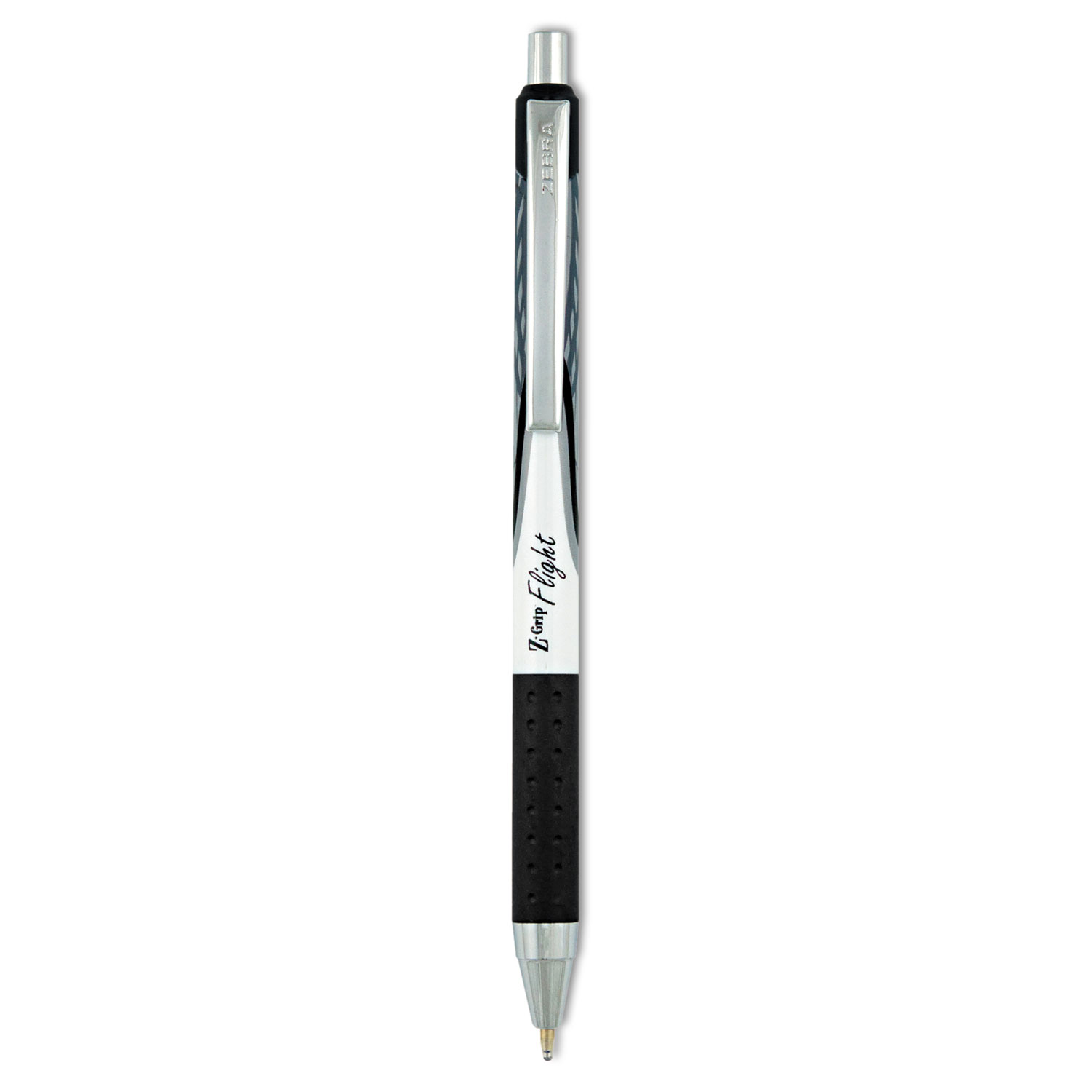 ヒッポ　スタンダードプラス Zebra Z-Grip Flight Retractable Ballpoint Pen, 1.2mm, Black Ink