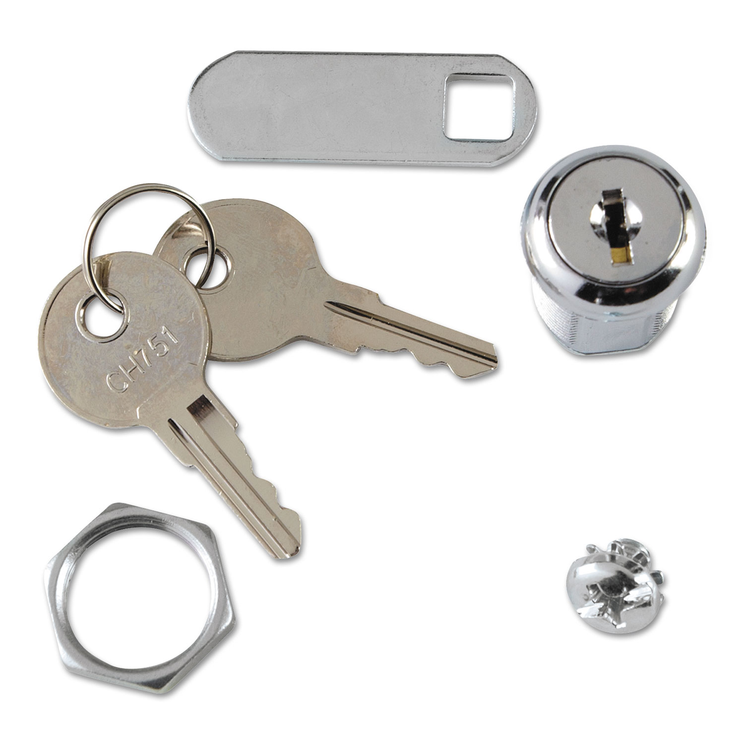 Rubbermaid Replacement Lock & Key for Locking Janitor Cart