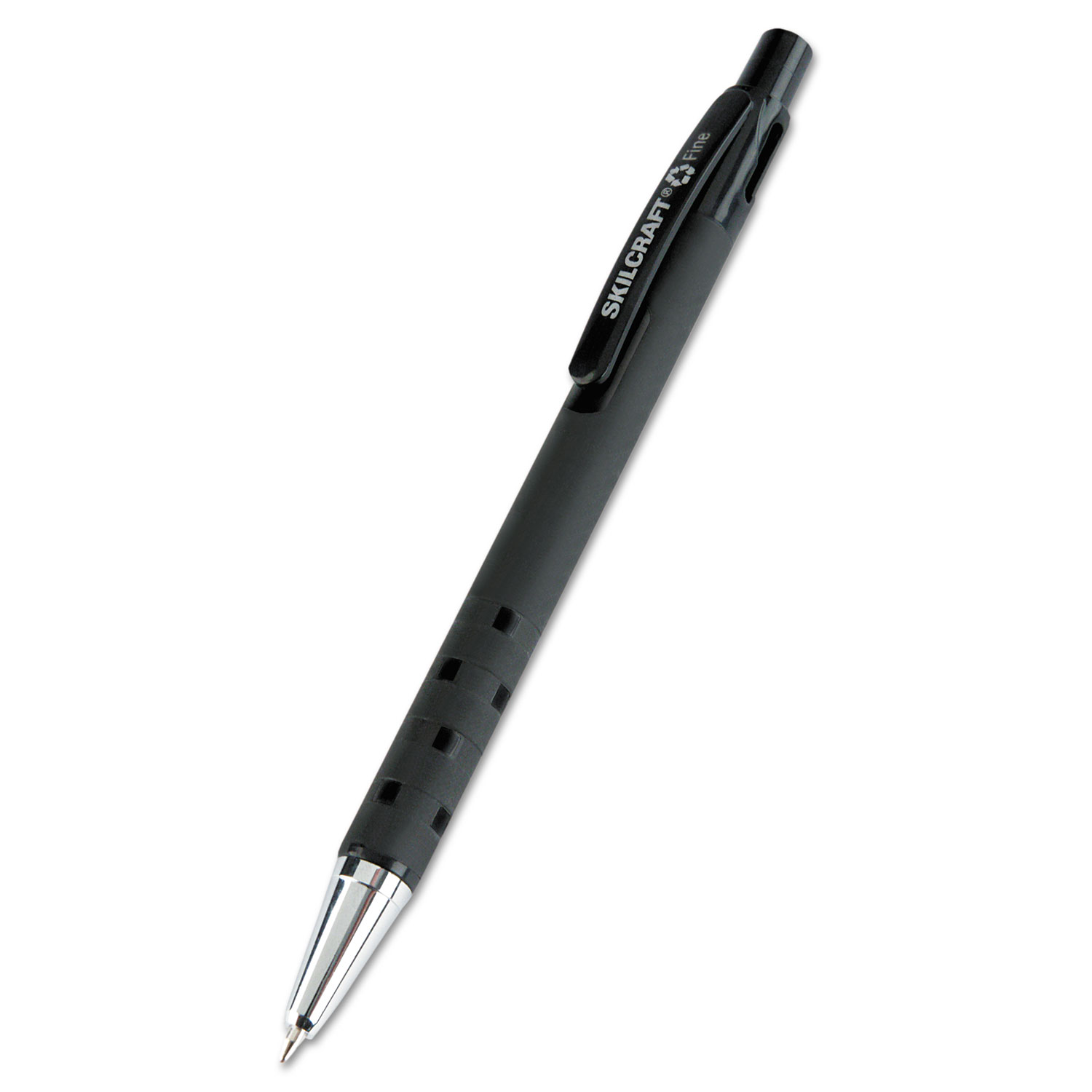 AbilityOne 7520013527309 SKILCRAFT Rubberized Retractable Ballpoint Pen