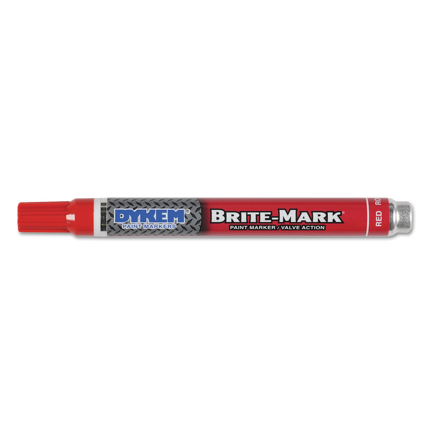 DYKEM BRITEMARK Paint Markers, Medium Bullet Tip, Red (84006