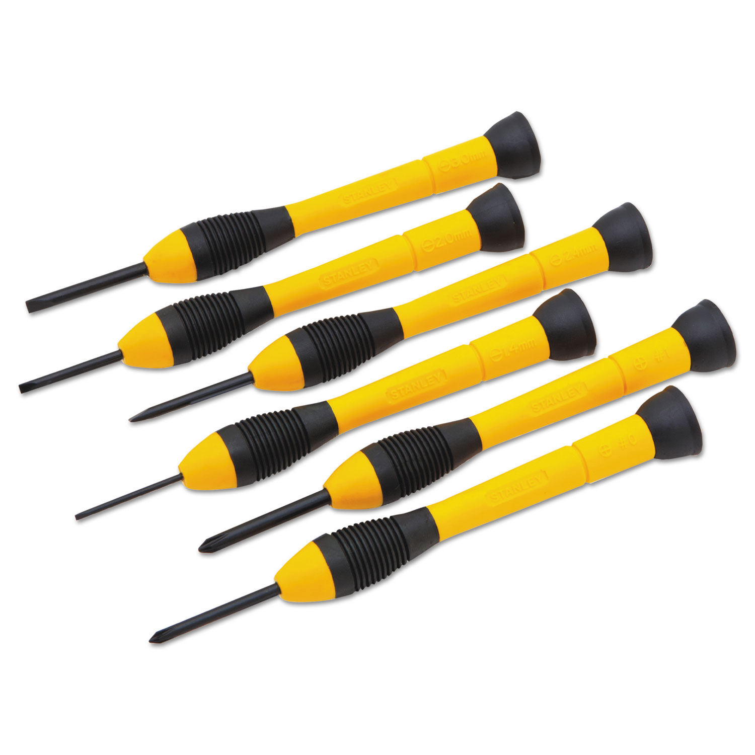 公式通販サイトセール Stanley 6-Piece Precision Screwdriver Set, Black/Yellow その他