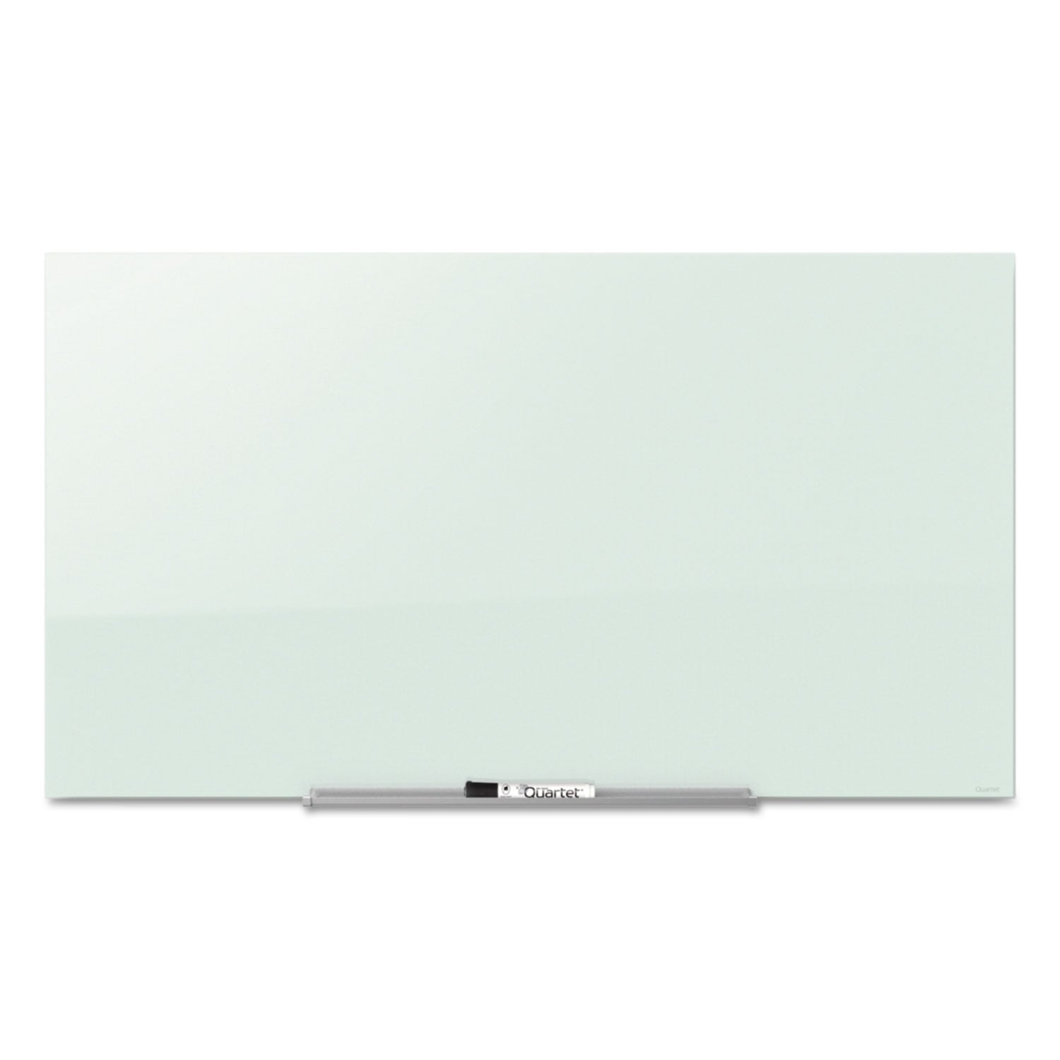 Quartet InvisaMount Glass Marker Board, Frameless, 85" x 48