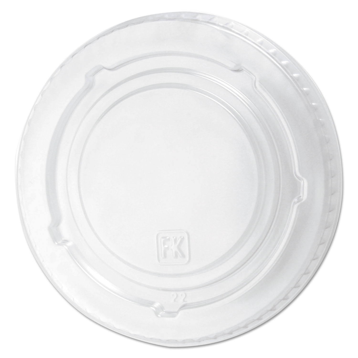 Flat Plas Lid F/912-14o Z Sqt20oz Cle 10/100 | OfficeCrave.com