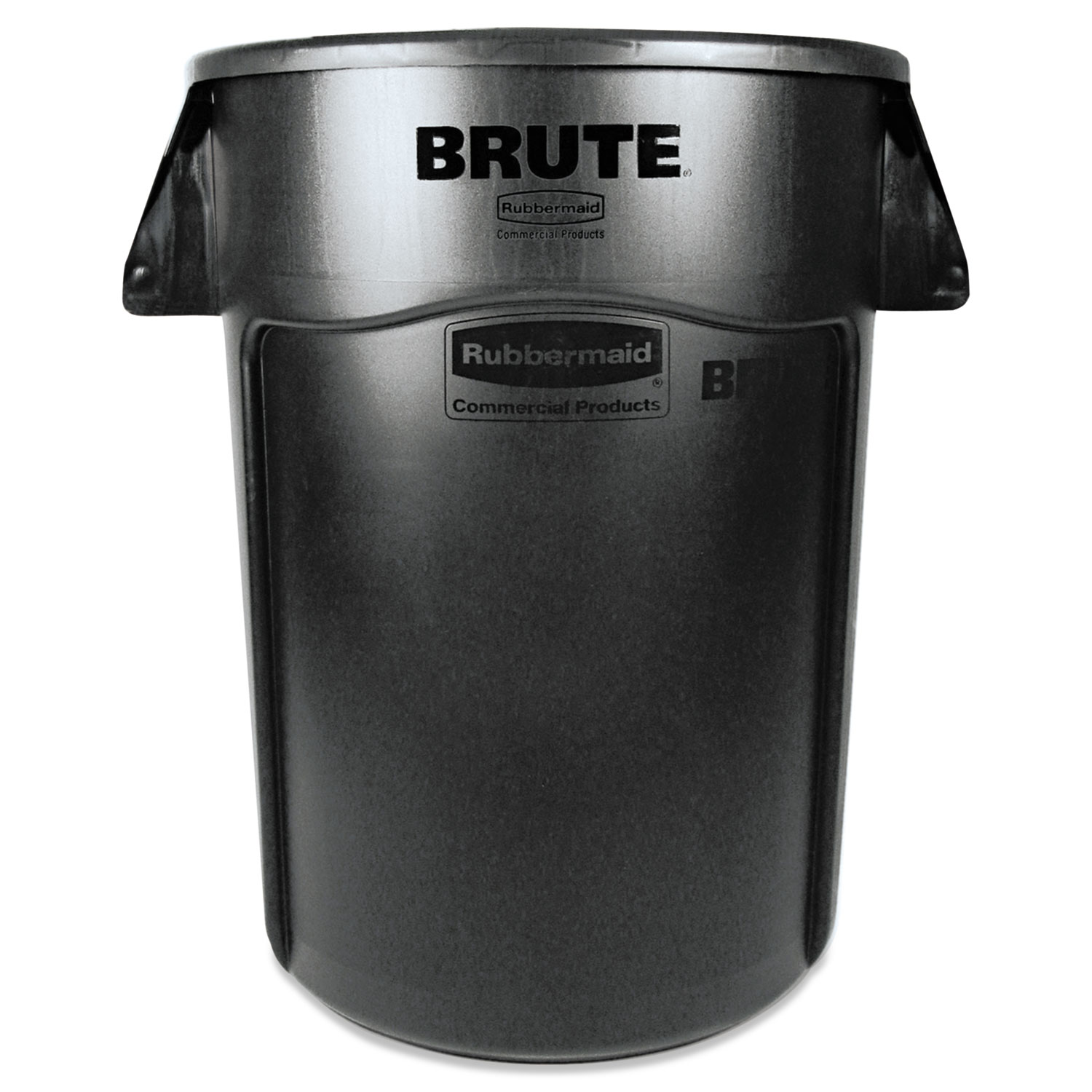 Reviews For Rubbermaid Commercial Products BRUTE 32 Gal. Grey Round Vented Wheeled Outdoor Trash Can For Restaurants Offices Warehouses Commercial Environments 2179402 - View #4