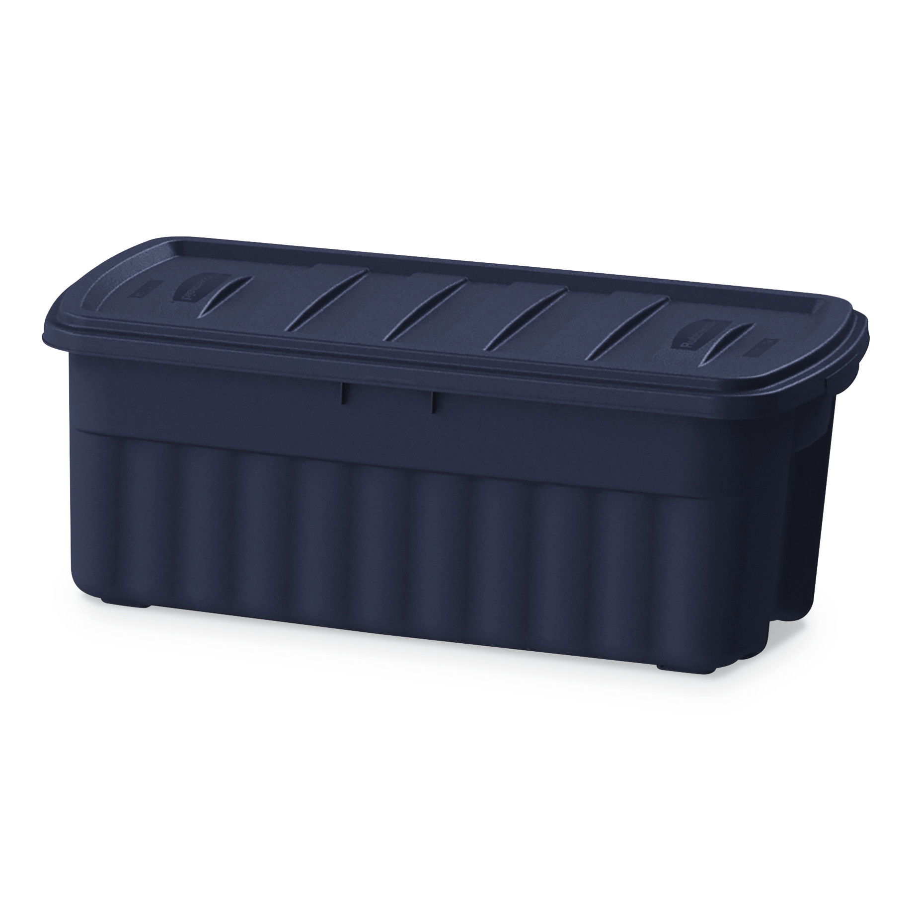 Rubbermaid Roughneck Storage Box, 21 1/5w x 43d x 17 7/8h, Dark