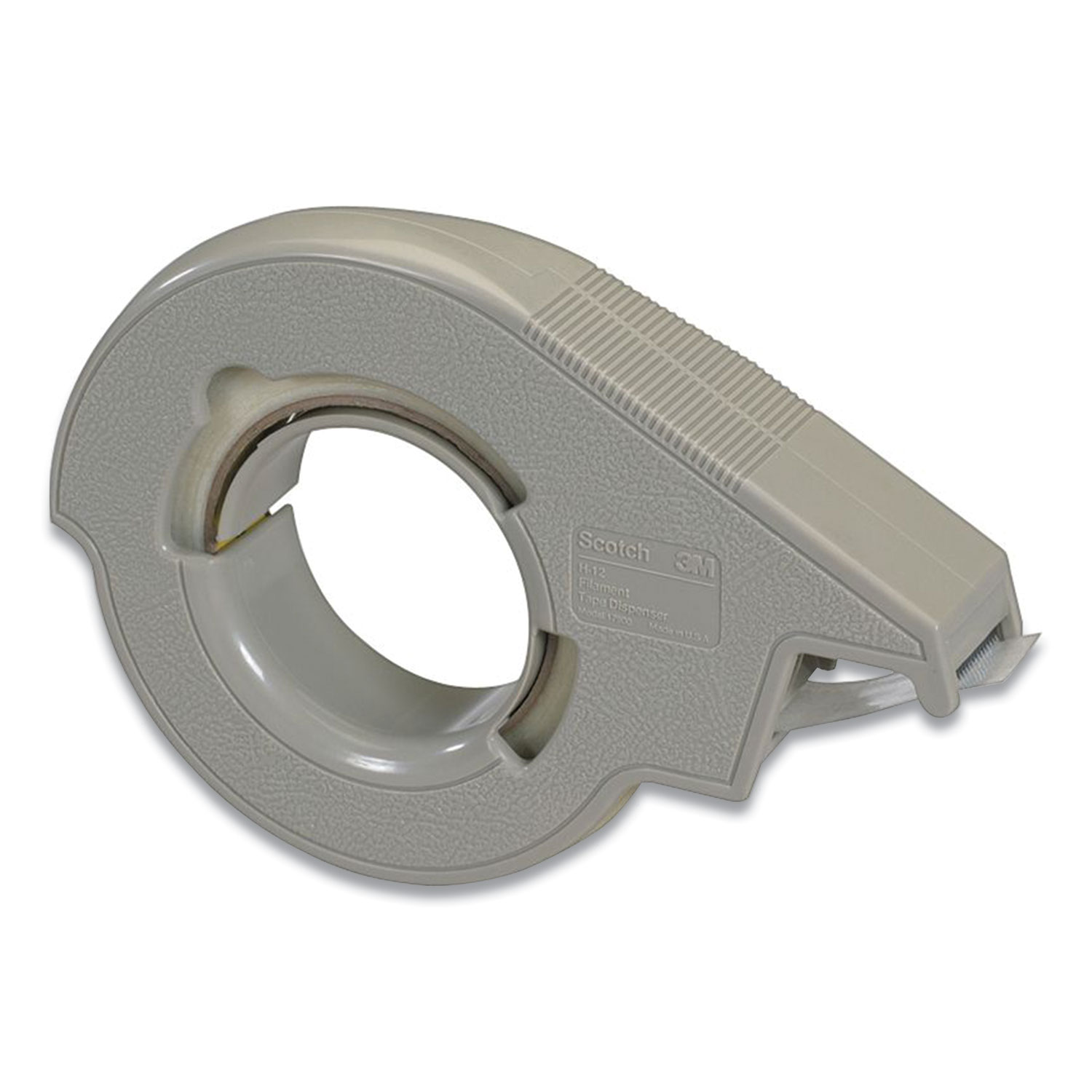Scotch H12 Filament Tape Hand Dispenser, 3" Core, HighImpact Plastic