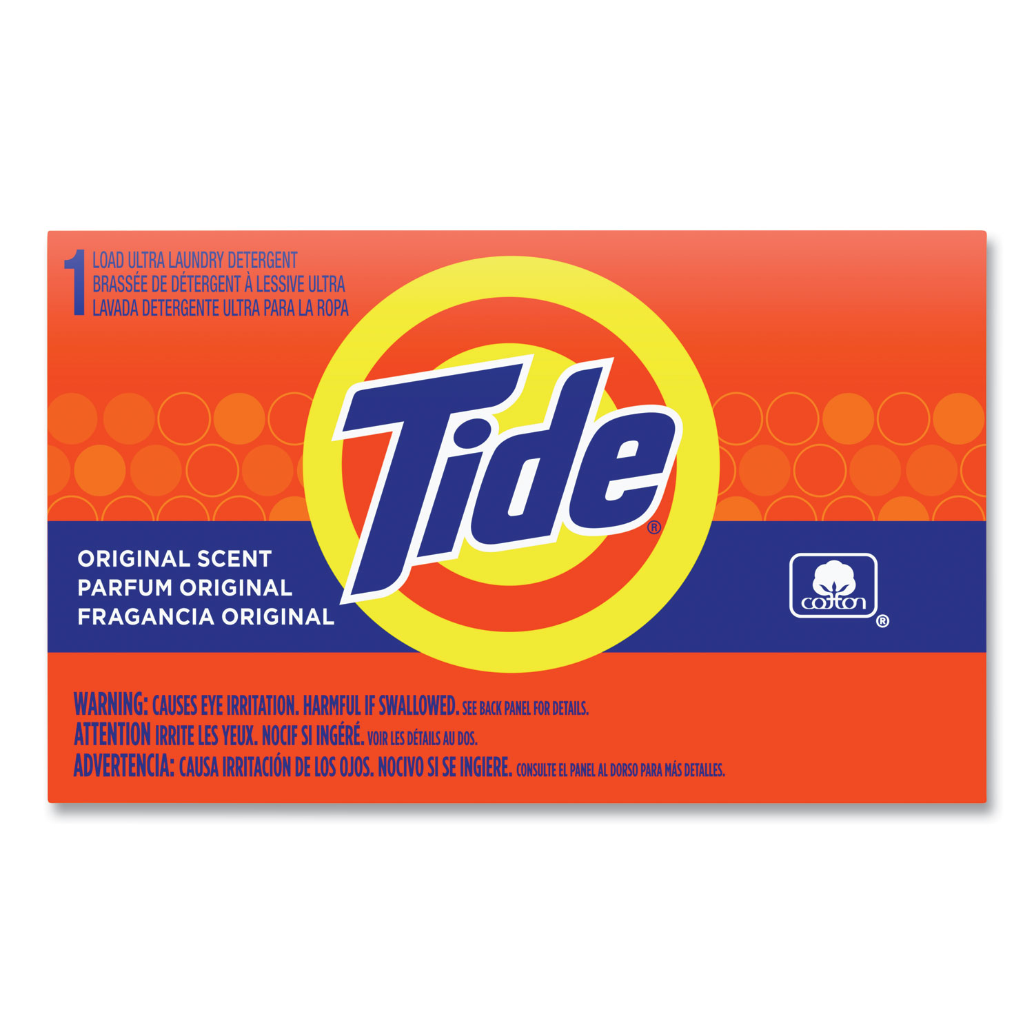 Tide VendingDesign Powder Laundry Detergent, 1.5 oz, 156/Carton (49340