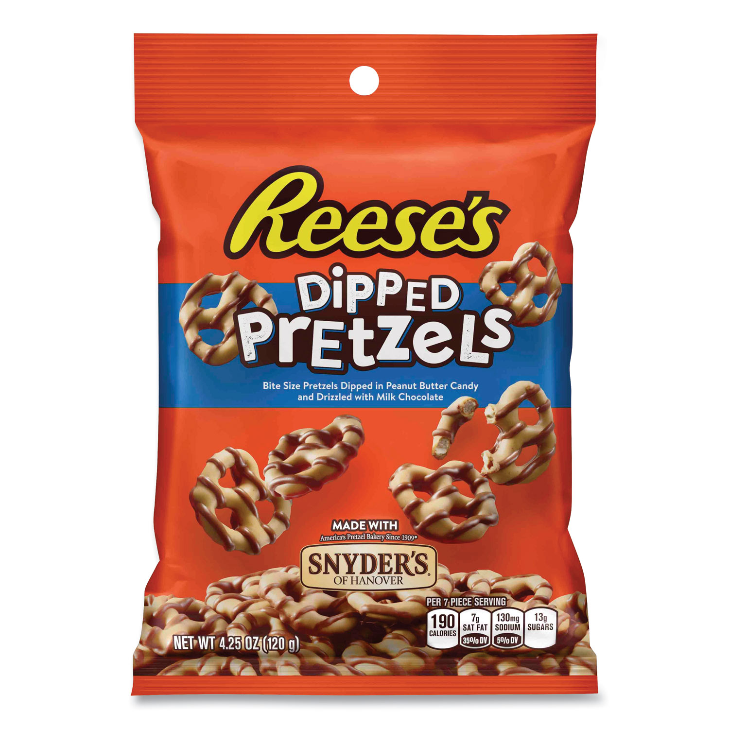 Reese's Dipped Pretzels, 4.25 oz Bag, Delivered in 1-4