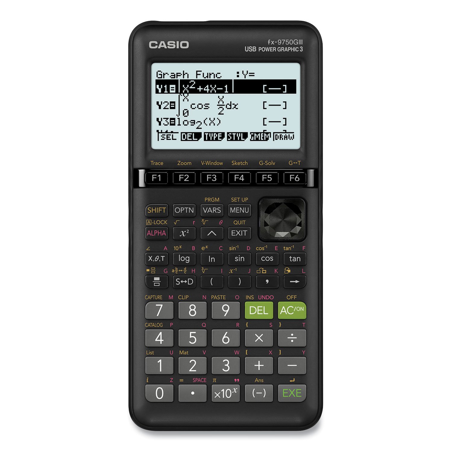 Casio FX-9750GIII 3rd Edition Graphing Calculator, 21-Digit