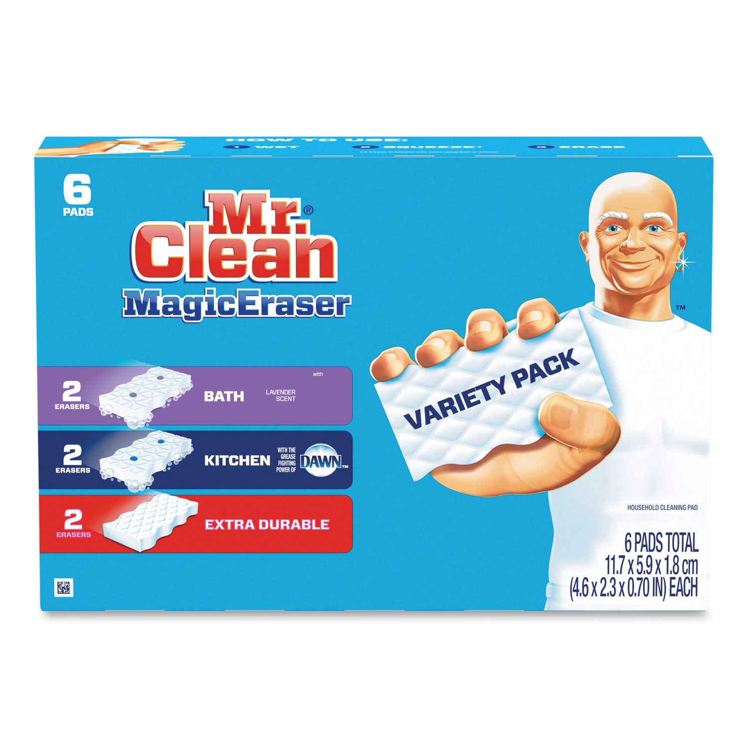 Mr. Clean Magic Eraser Extra Durable White Scouring Pad, 7/Pack