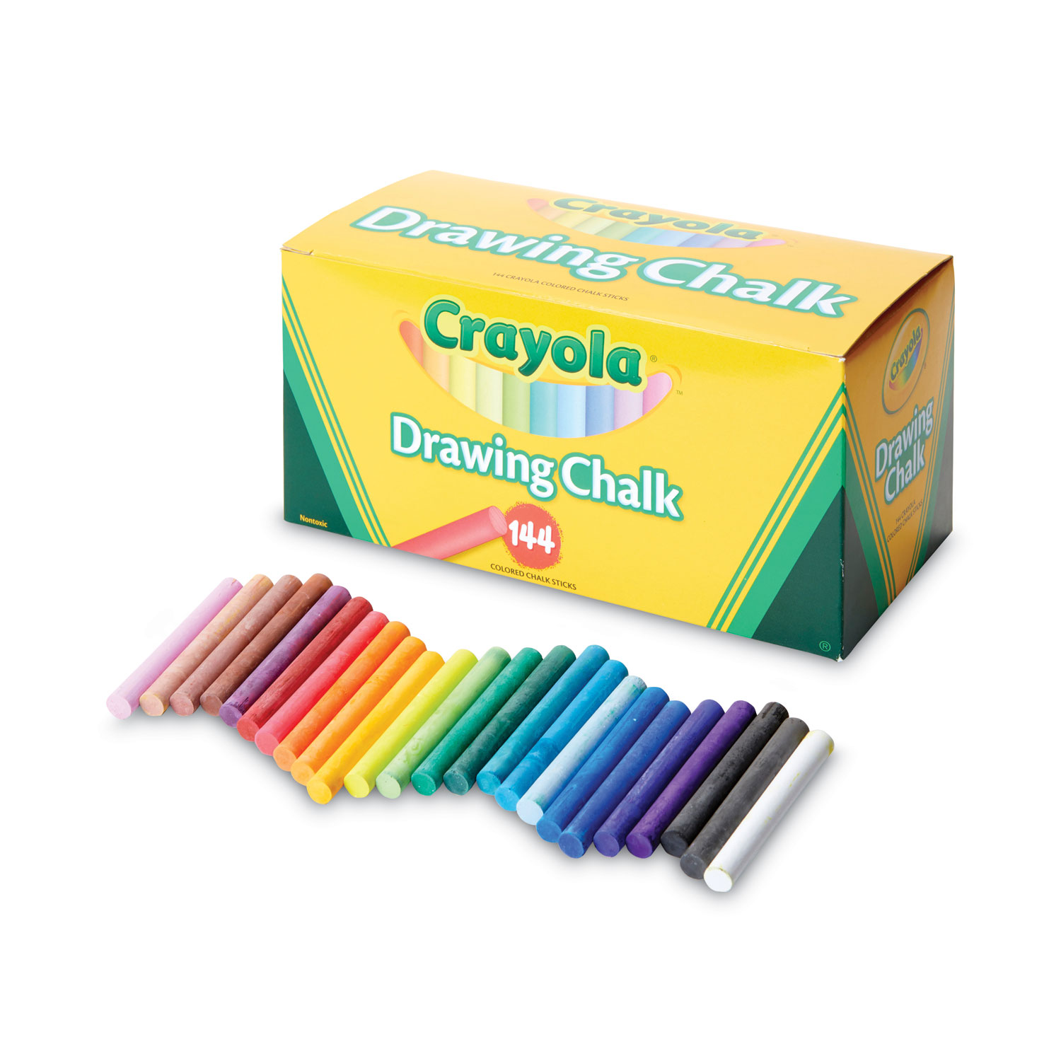 その他 chalk! Crayola Colored Drawing Chalk, Six Each of 24 Assorted