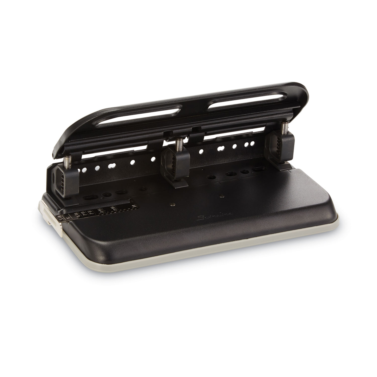 PR9170 | Initiative 4 Hole Punch 16 Sheet Black With ABS Handle