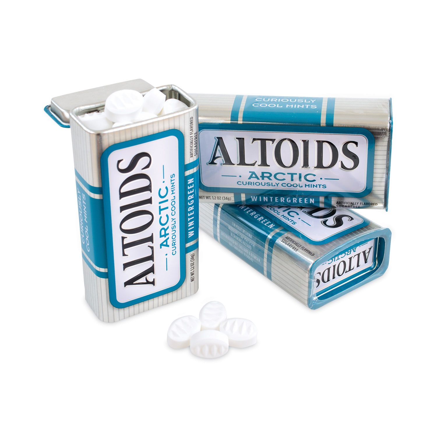 mintsフリー Altoids Arctic Wintergreen Mints, 1.2 oz, 8 Count